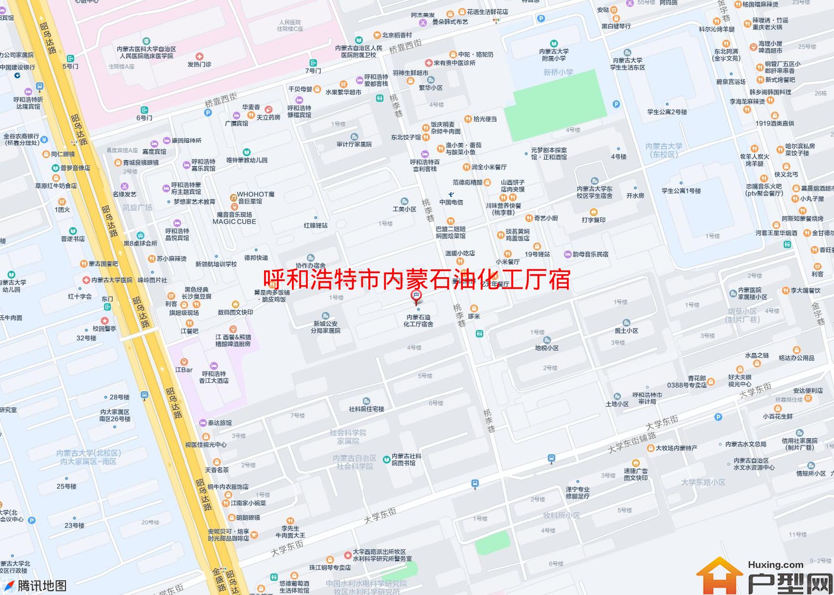 内蒙石油化工厅宿舍小区 - 户型网