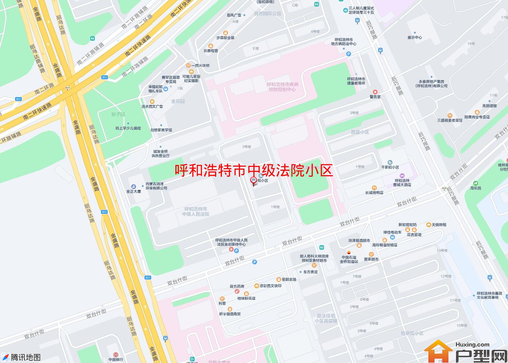 中级法院小区小区 - 户型网