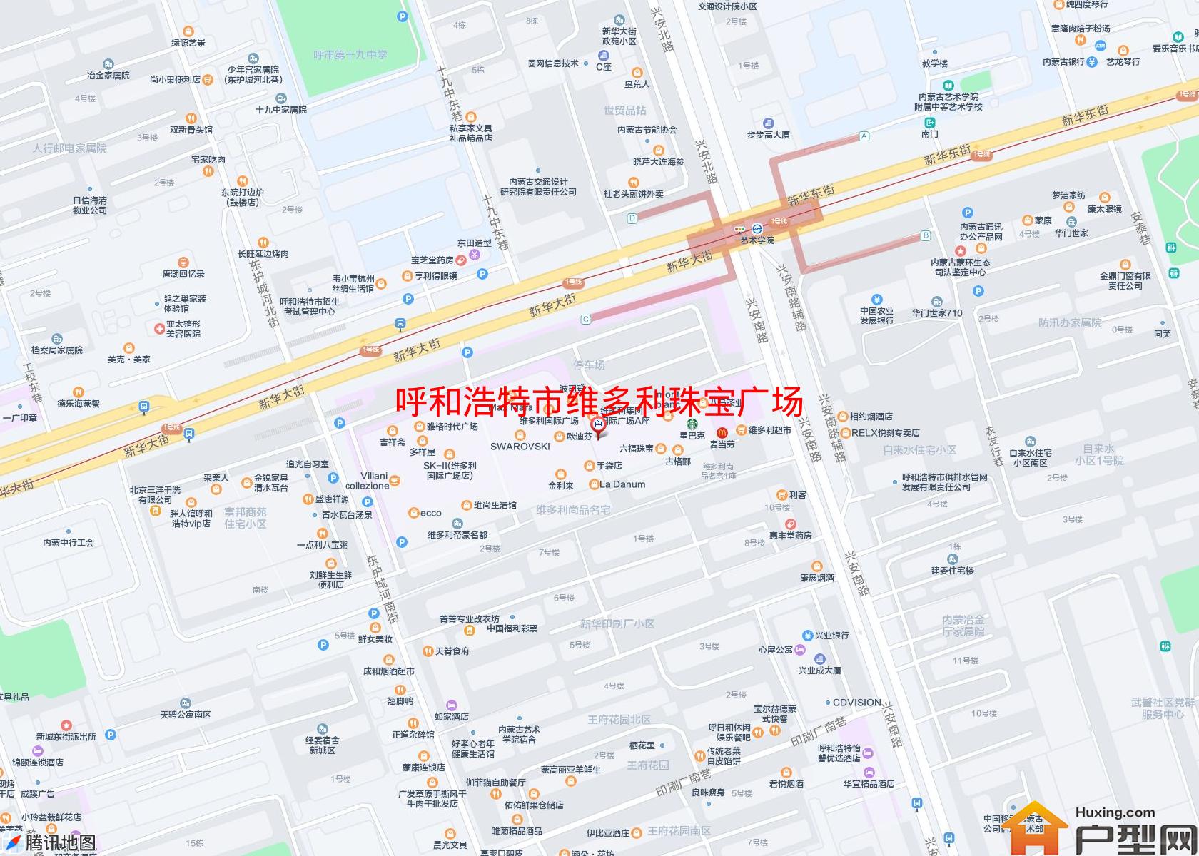维多利珠宝广场小区 - 户型网