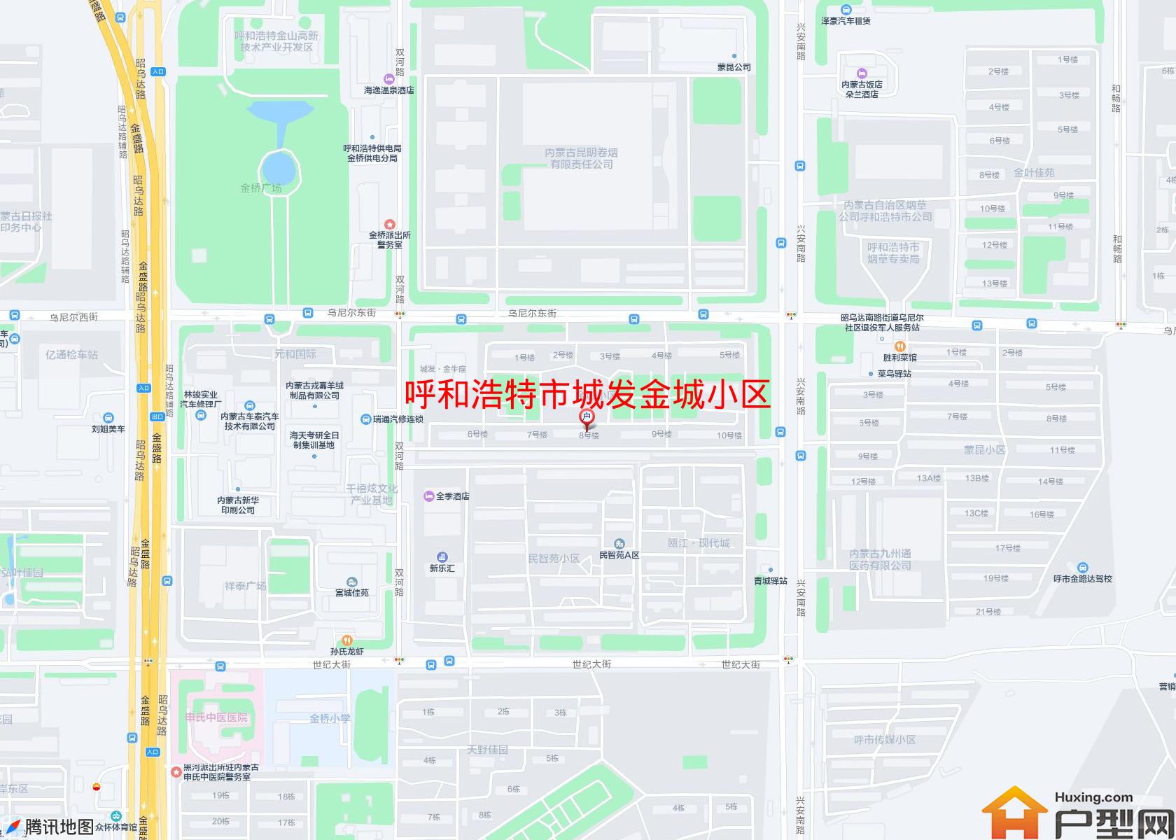 城发金城小区小区 - 户型网