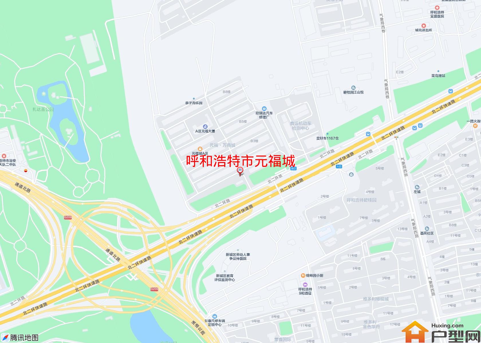 元福城小区 - 户型网