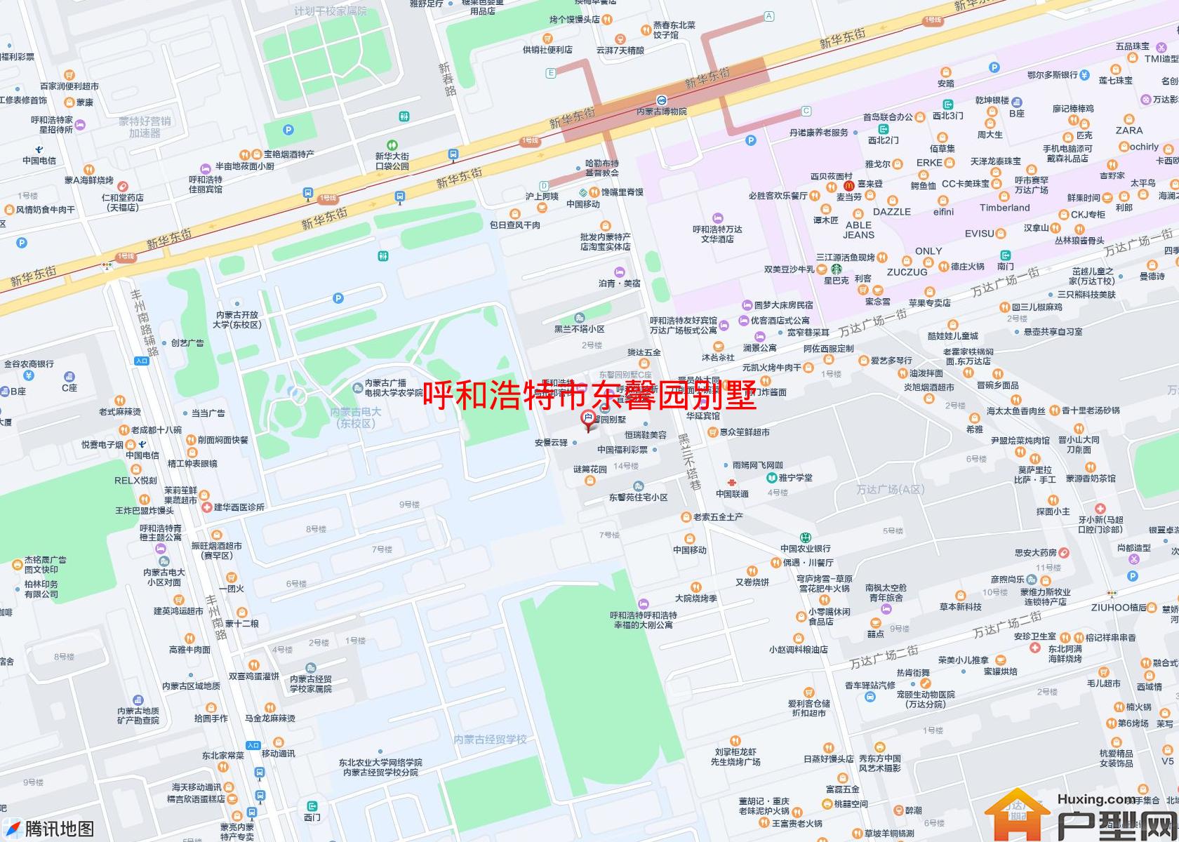 东馨园别墅小区 - 户型网