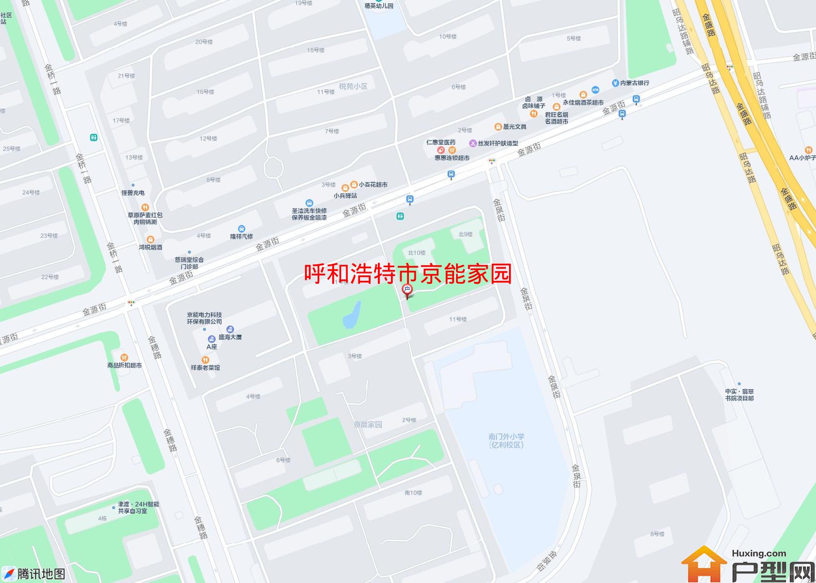 京能家园小区 - 户型网