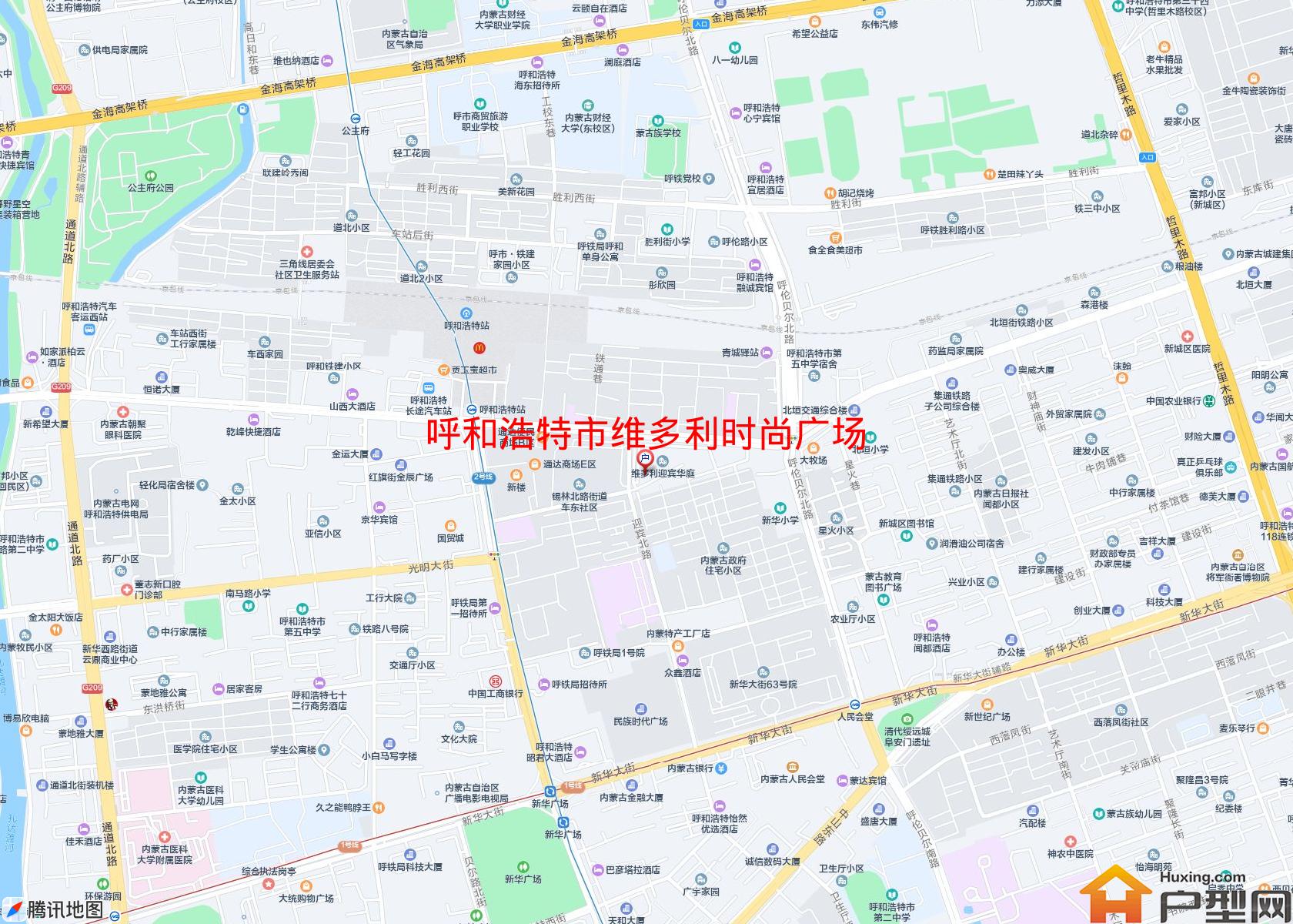 维多利时尚广场小区 - 户型网