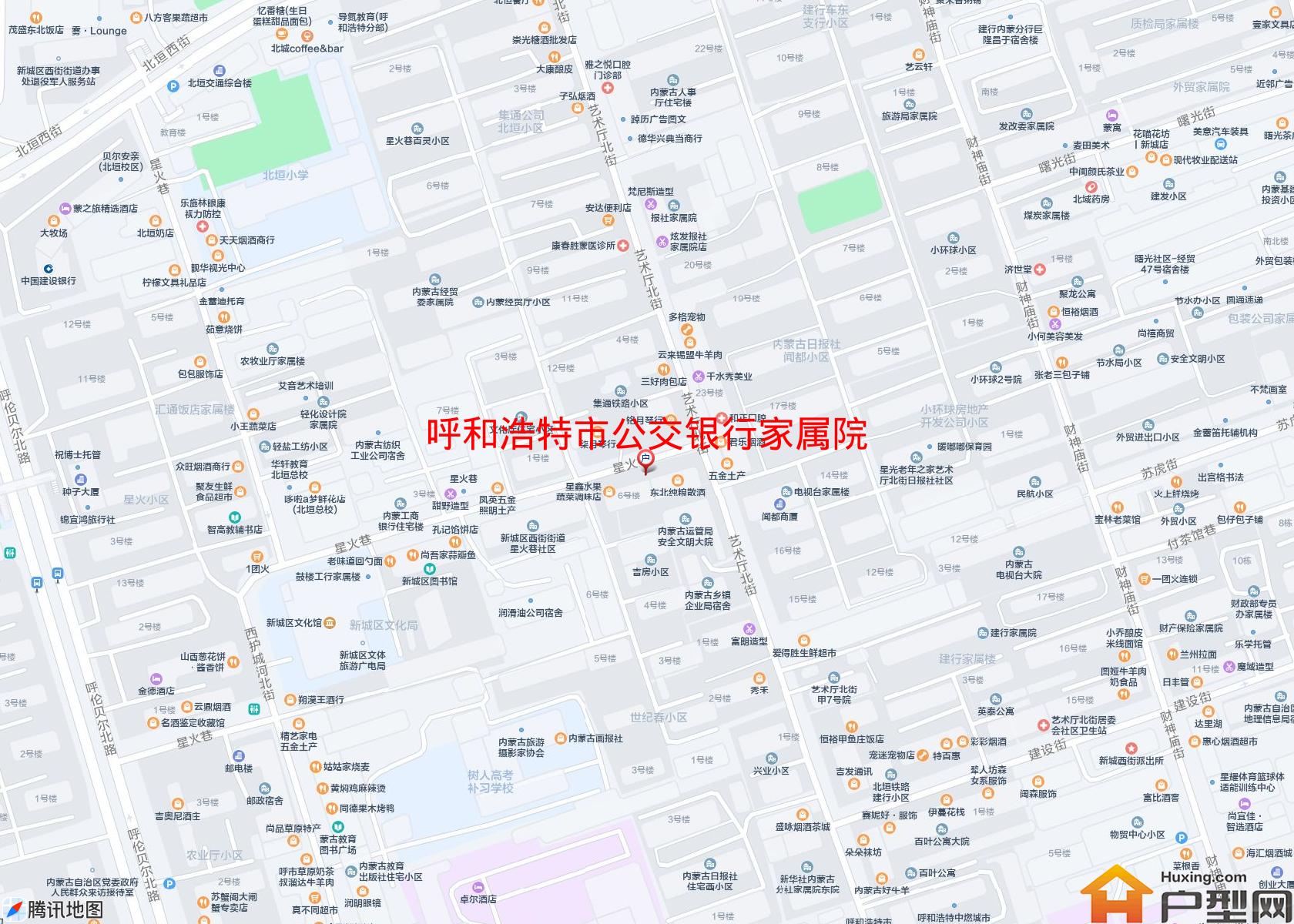 公交银行家属院小区 - 户型网