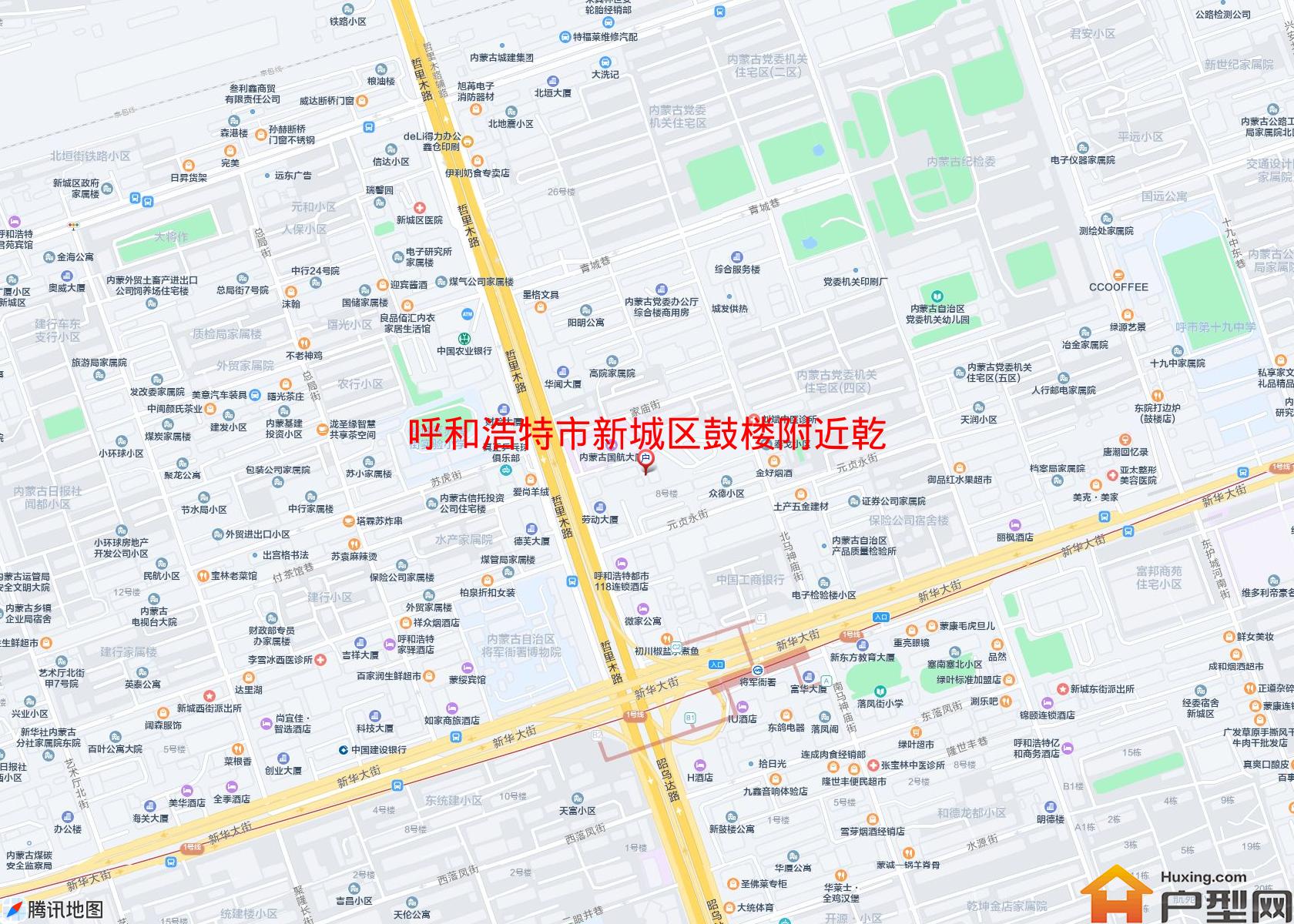 新城区鼓楼附近乾盛公寓小区 - 户型网