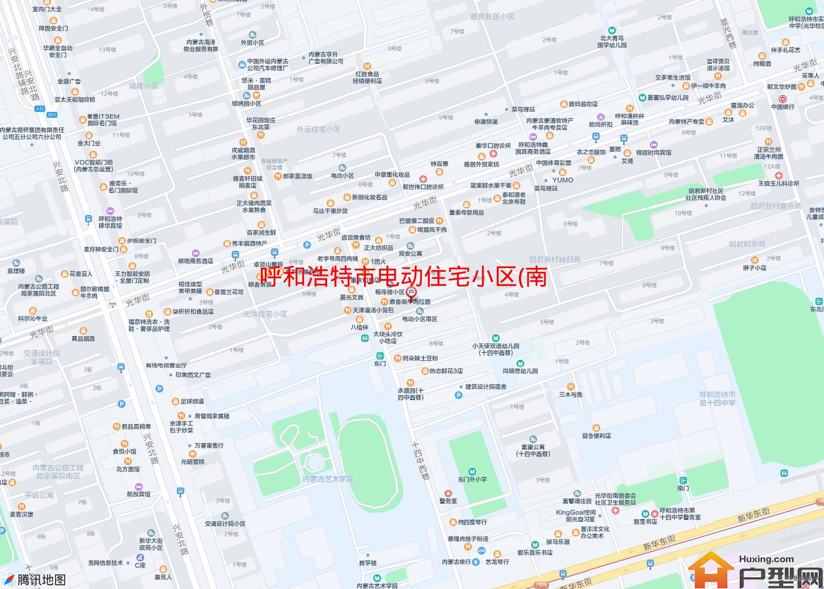 电动住宅小区(南区)小区 - 户型网