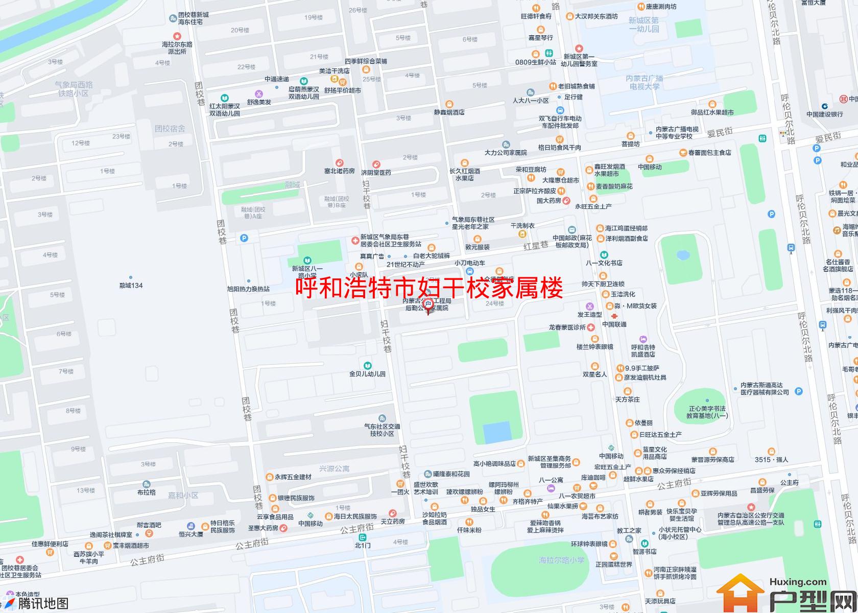 妇干校家属楼小区 - 户型网