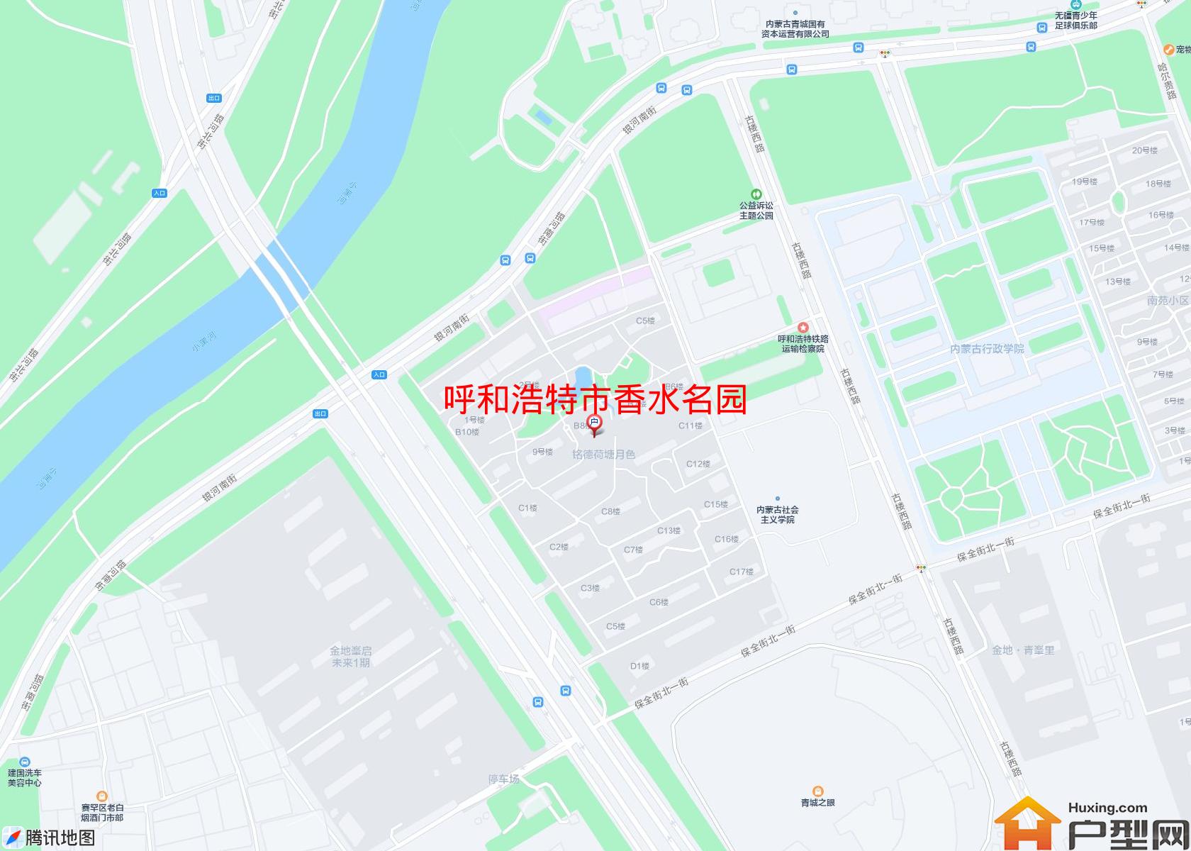 香水名园小区 - 户型网