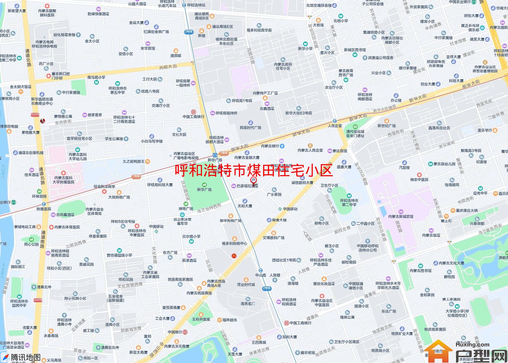 煤田住宅小区小区 - 户型网