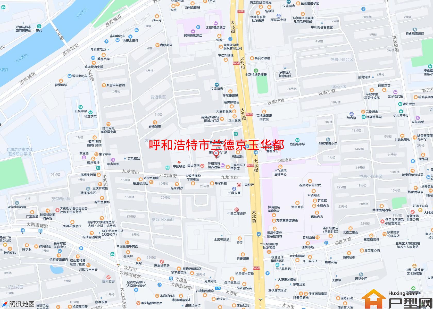 兰德京玉华都小区 - 户型网