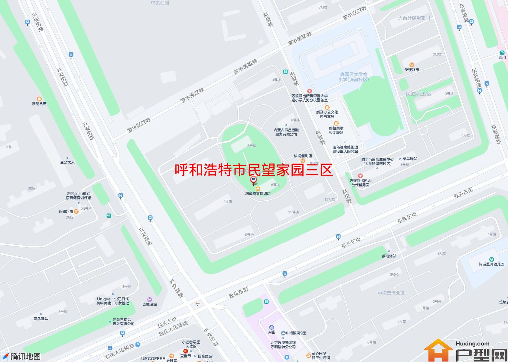 民望家园三区小区 - 户型网