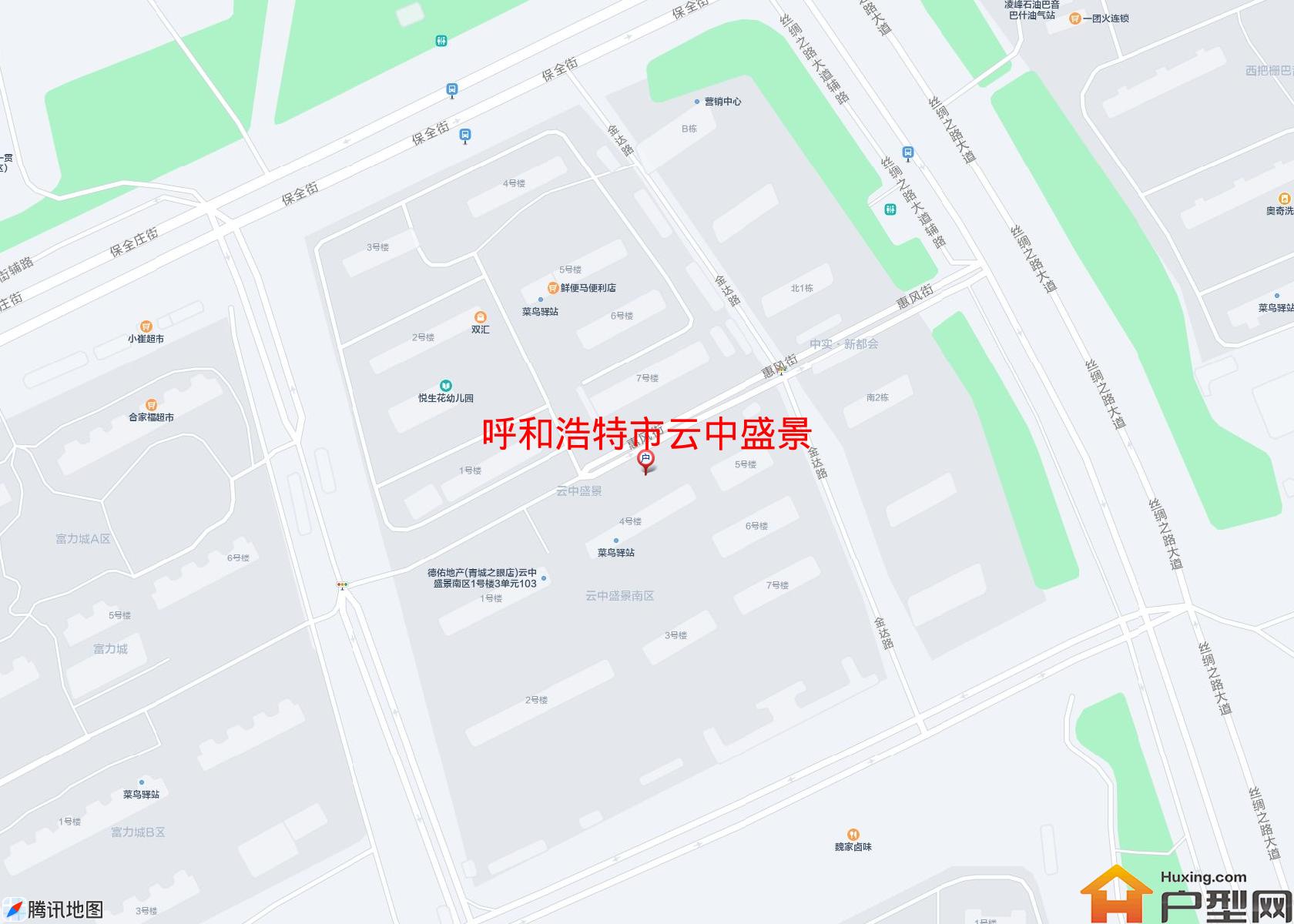 云中盛景小区 - 户型网