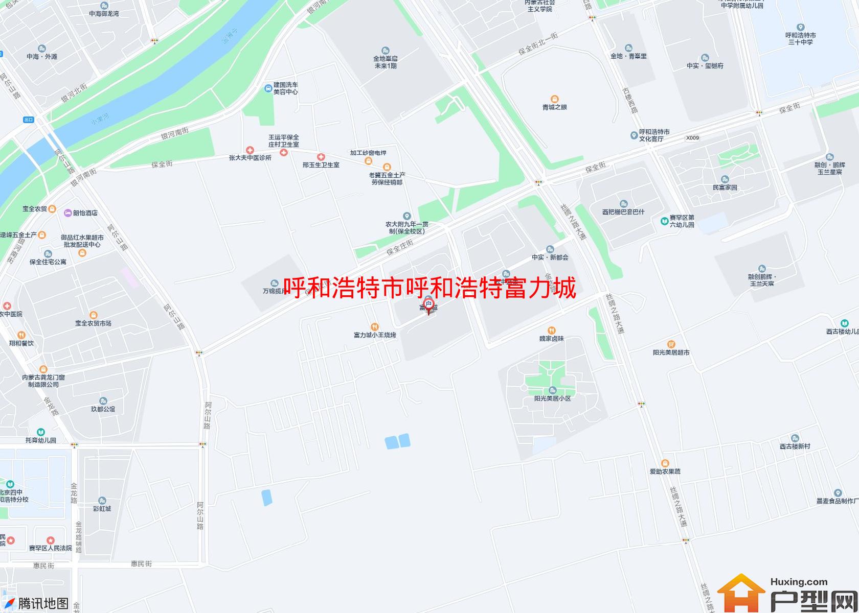 呼和浩特富力城小区 - 户型网