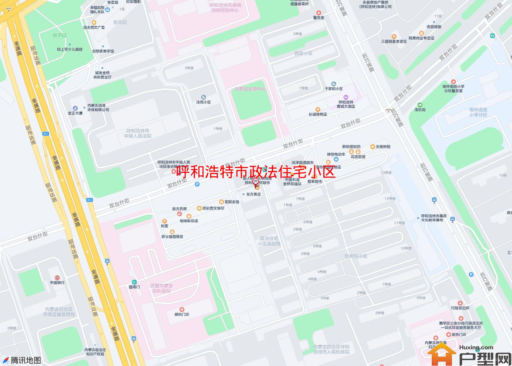 政法住宅小区小区 - 户型网