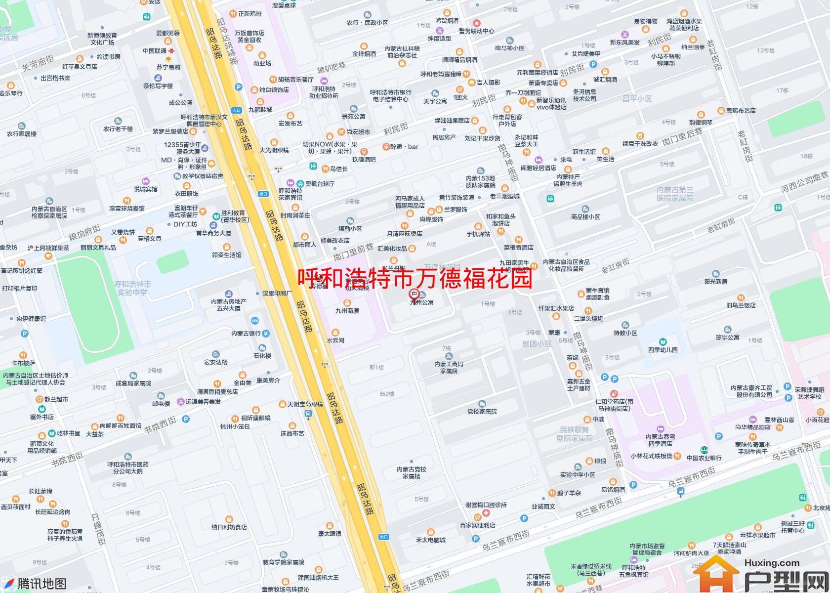 万德福花园小区 - 户型网