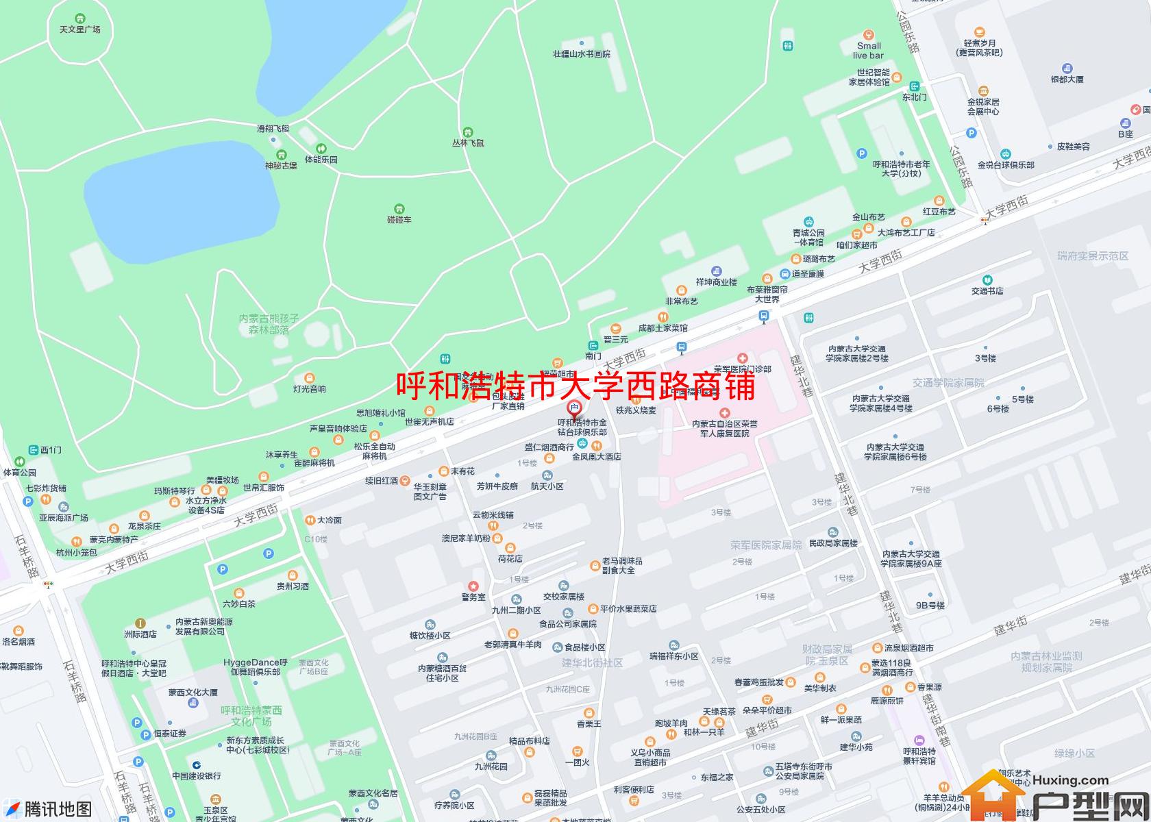 大学西路商铺小区 - 户型网