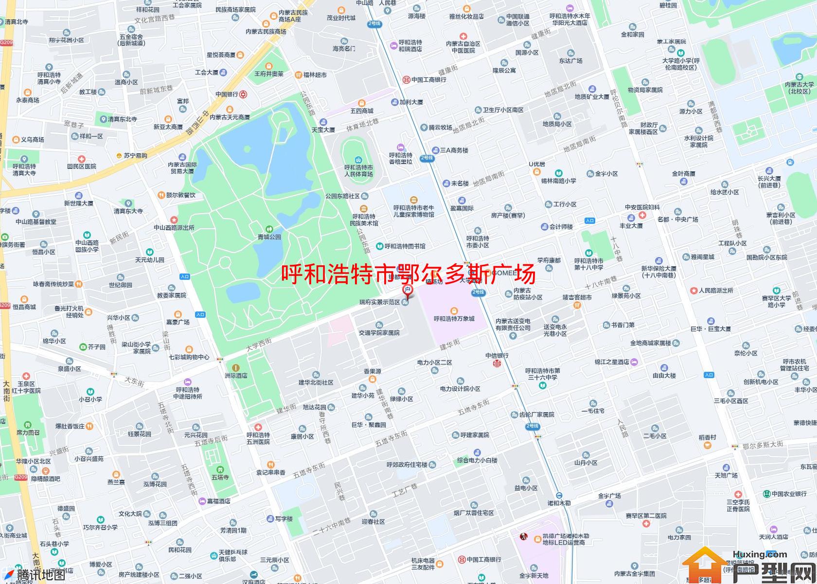 鄂尔多斯广场小区 - 户型网