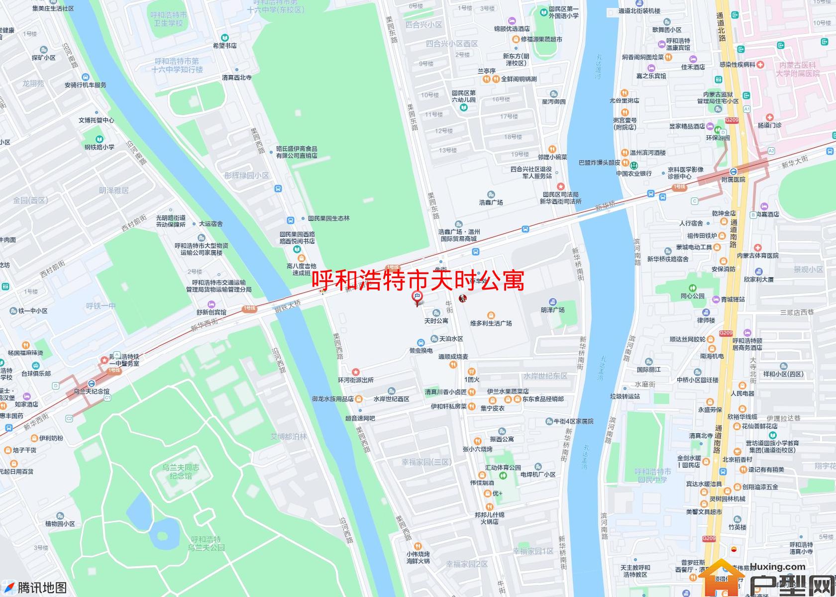 天时公寓小区 - 户型网