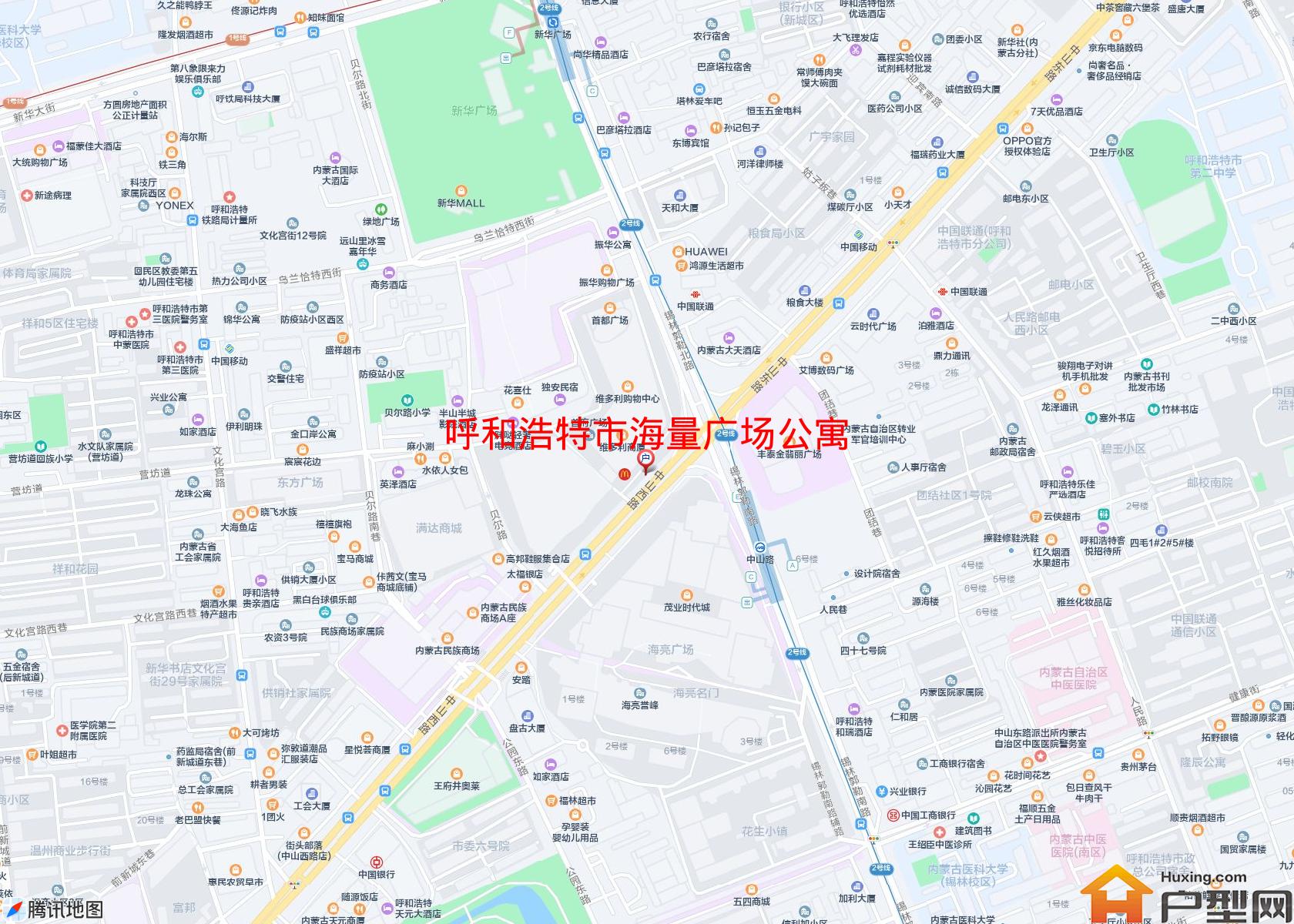 海量广场公寓小区 - 户型网