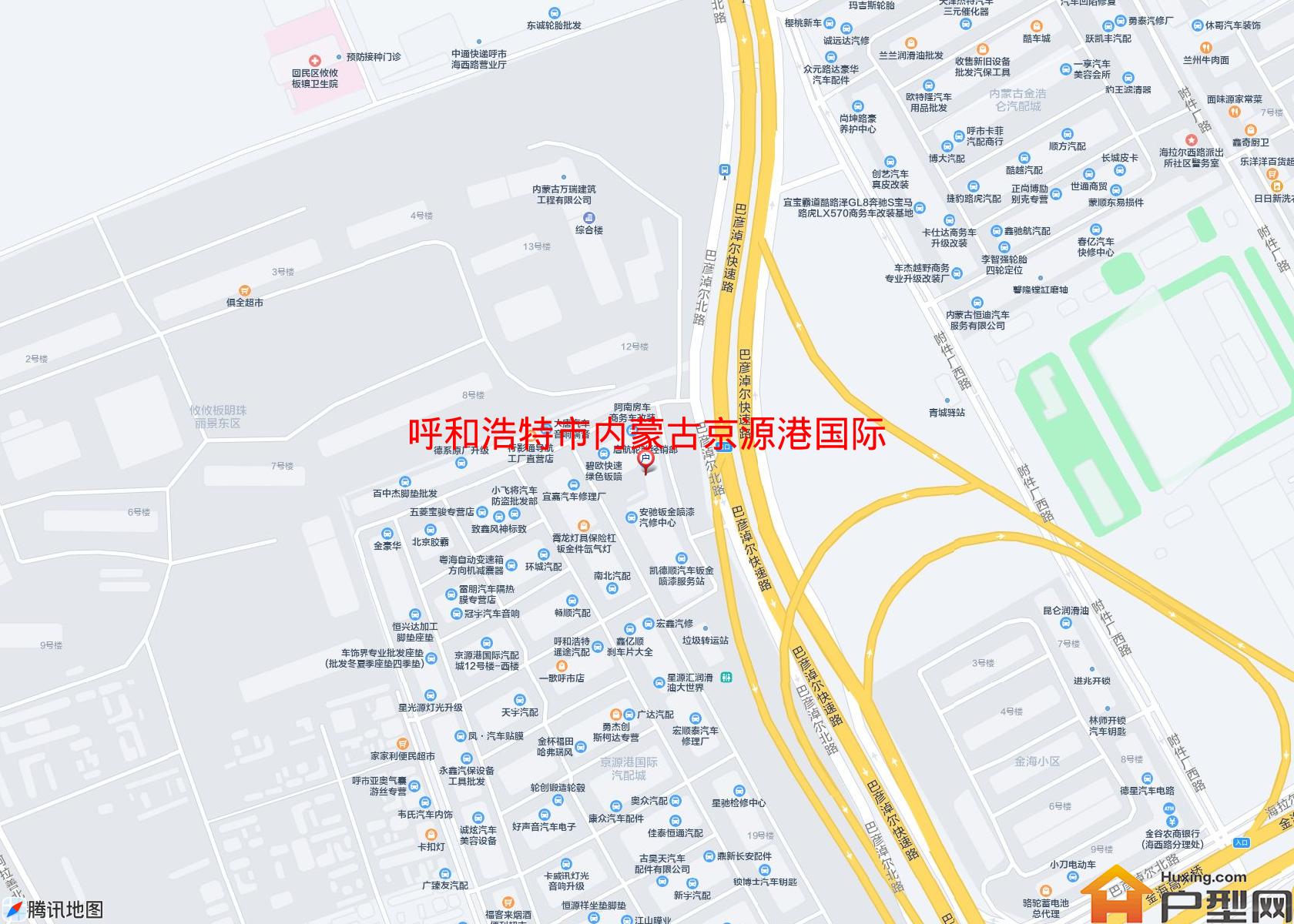 内蒙古京源港国际汽配城小区 - 户型网