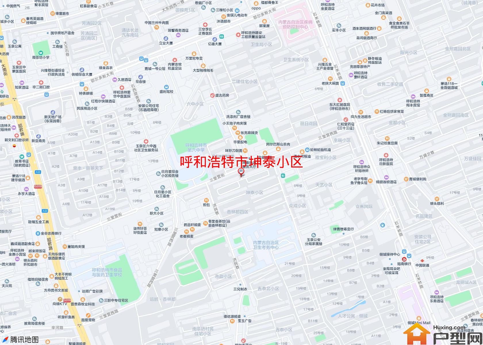 坤泰小区小区 - 户型网