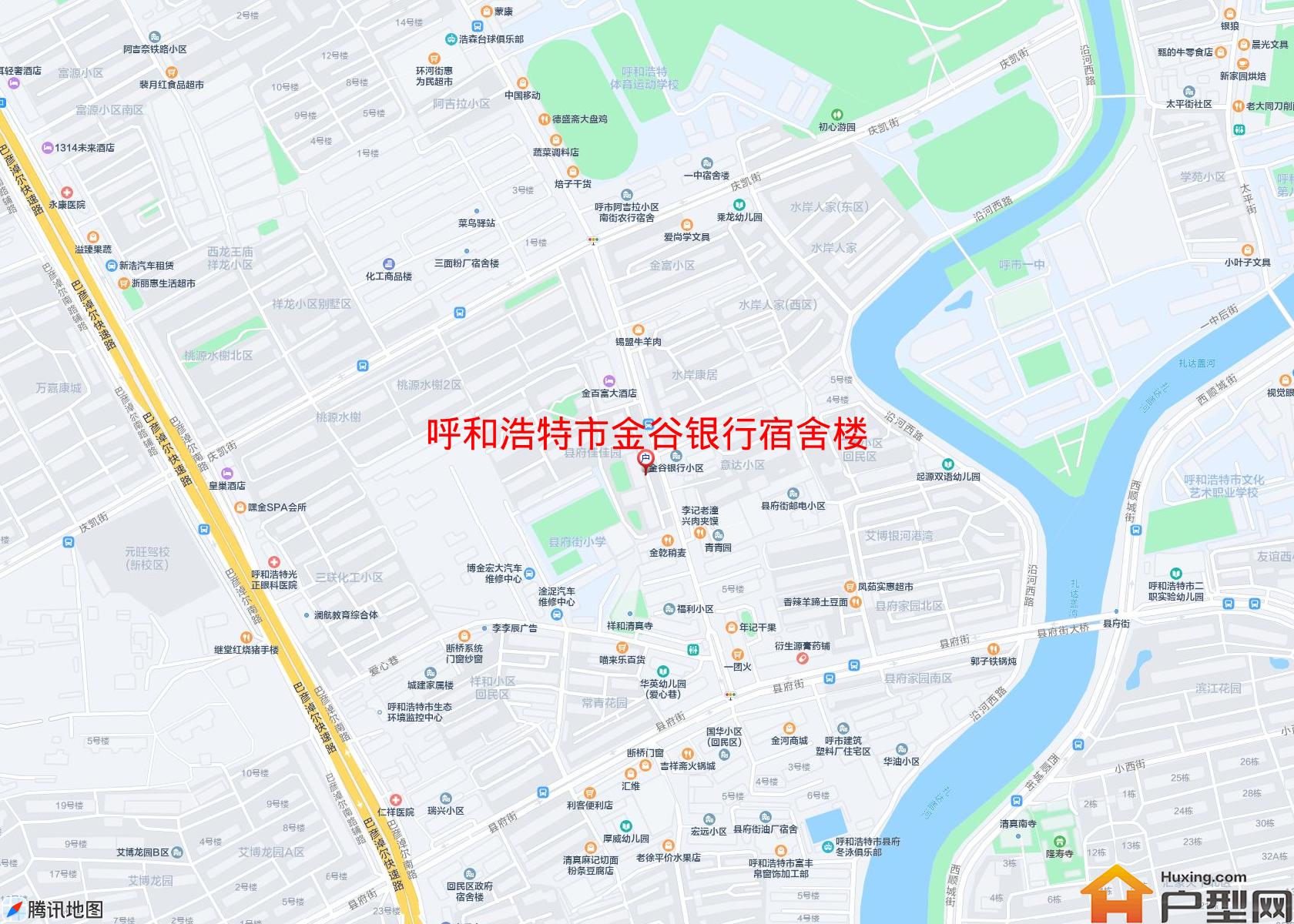 金谷银行宿舍楼小区 - 户型网
