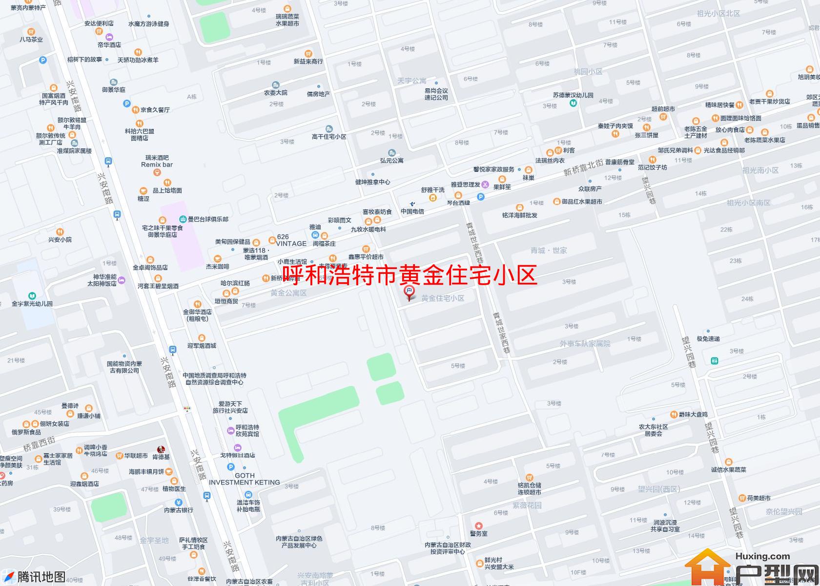 黄金住宅小区小区 - 户型网