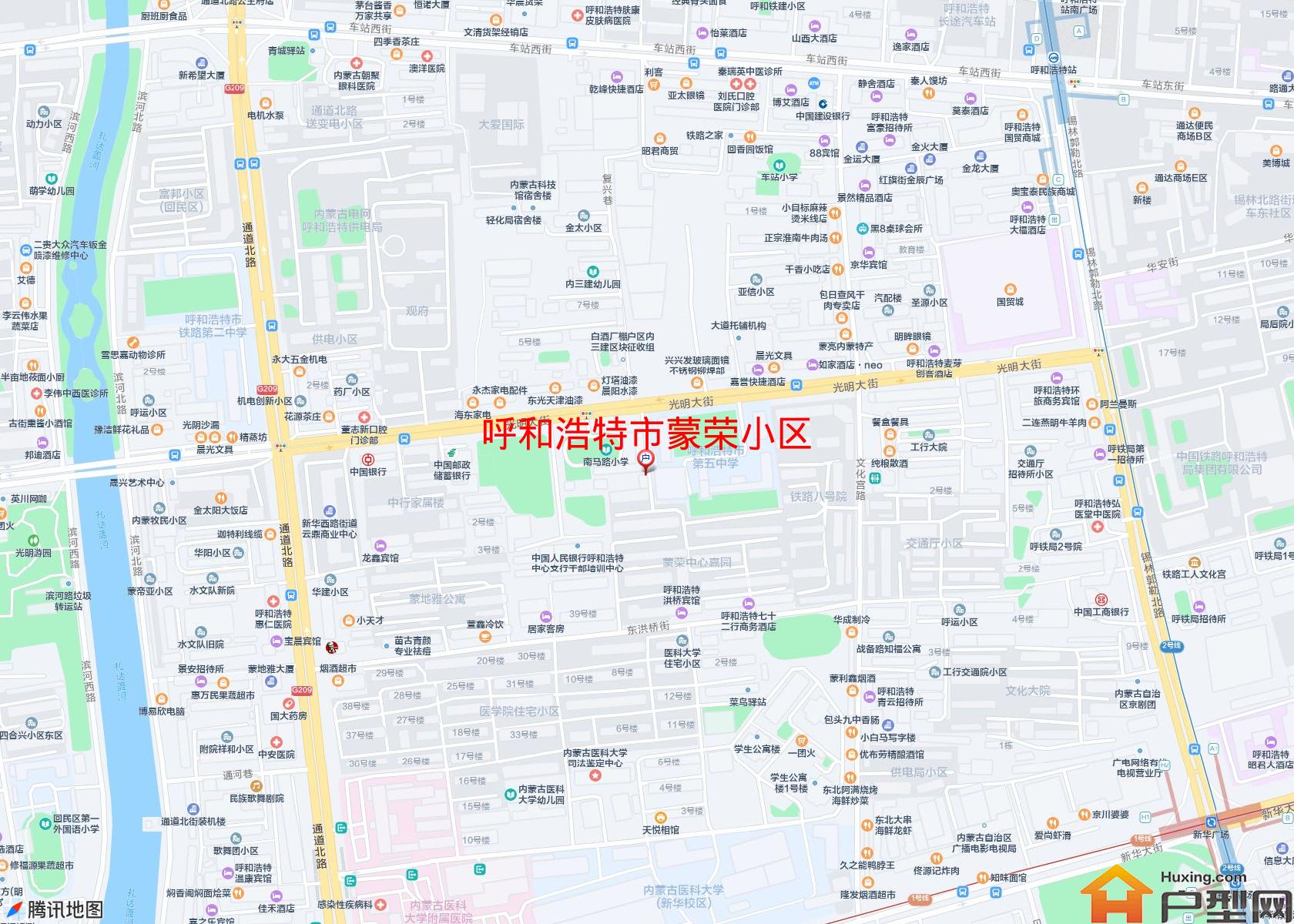 蒙荣小区小区 - 户型网