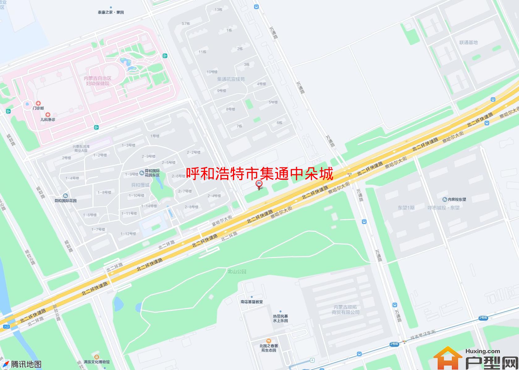 集通中朵城小区 - 户型网