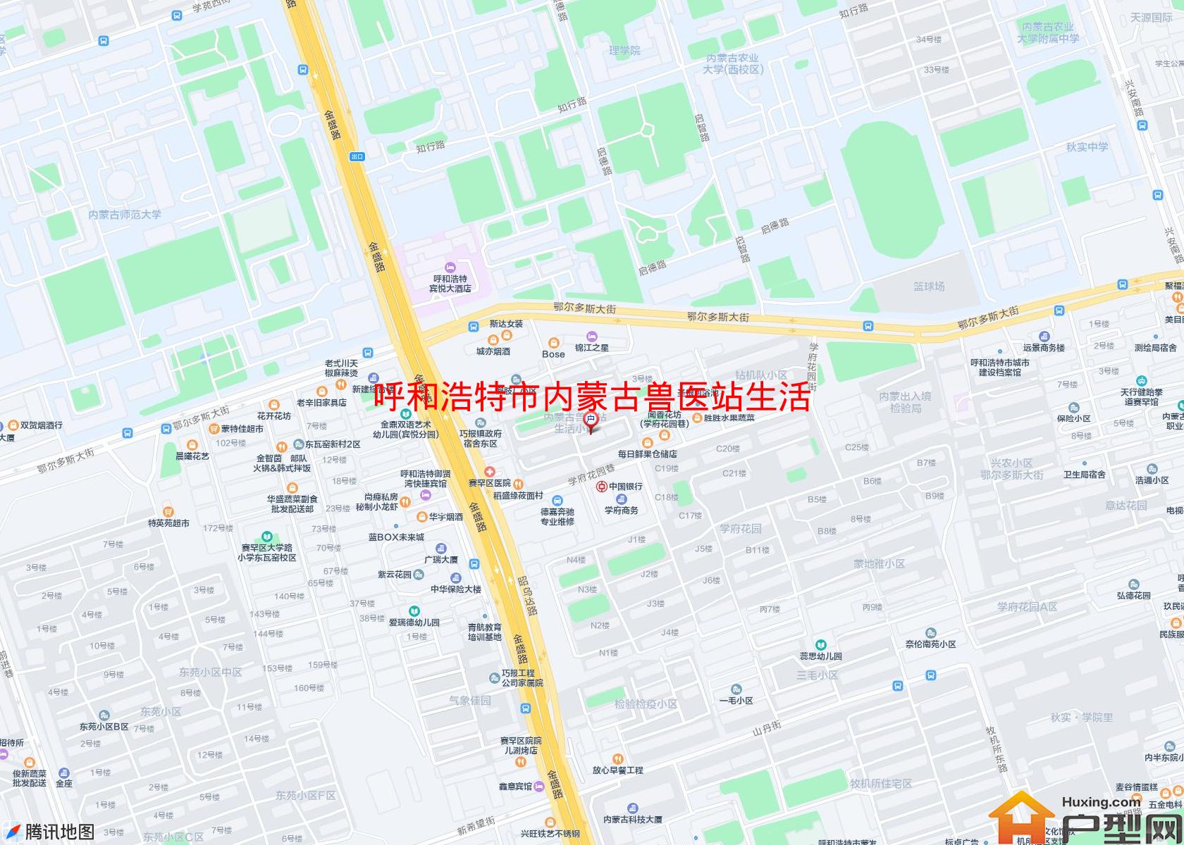 内蒙古兽医站生活小区小区 - 户型网