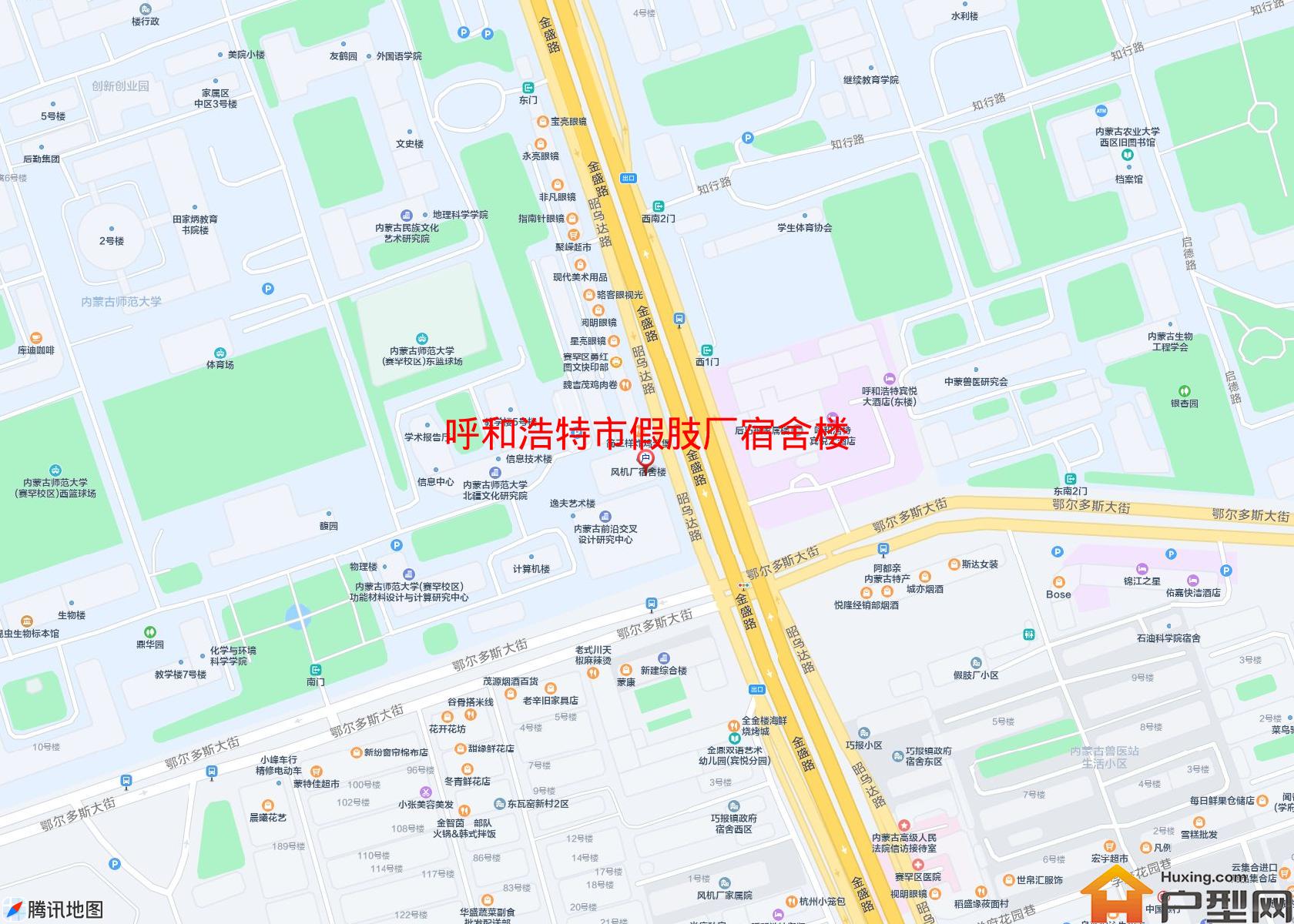 假肢厂宿舍楼小区 - 户型网