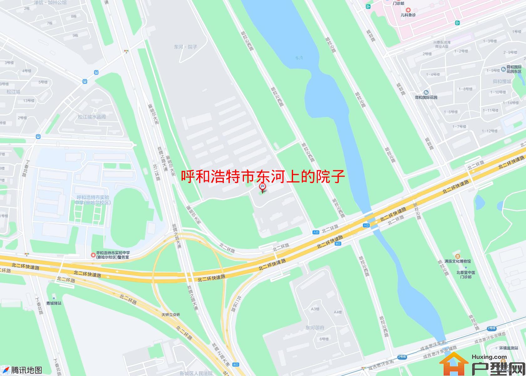 东河上的院子小区 - 户型网