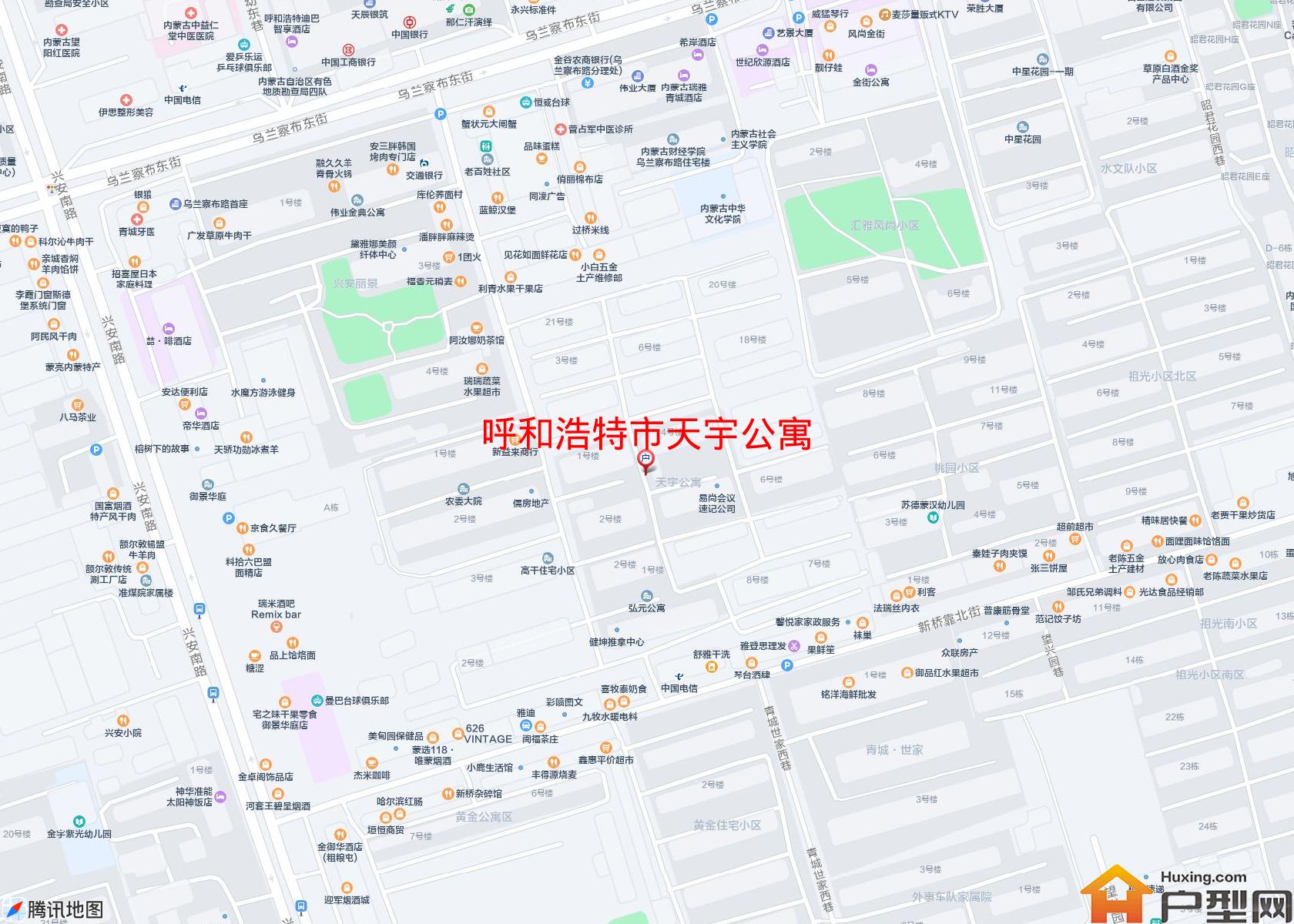 天宇公寓小区 - 户型网