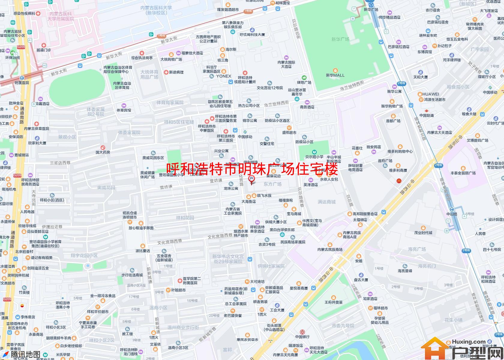 明珠广场住宅楼小区 - 户型网