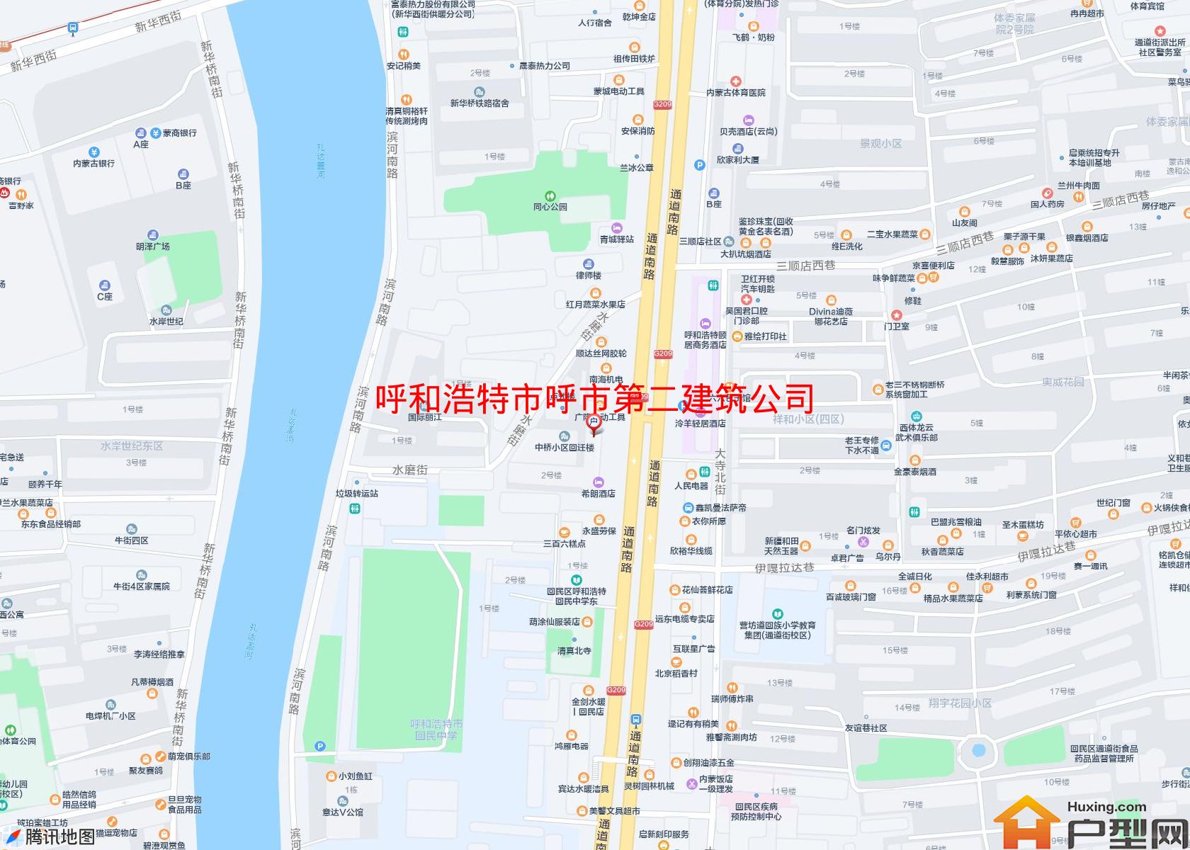 呼市第二建筑公司住宅楼小区 - 户型网