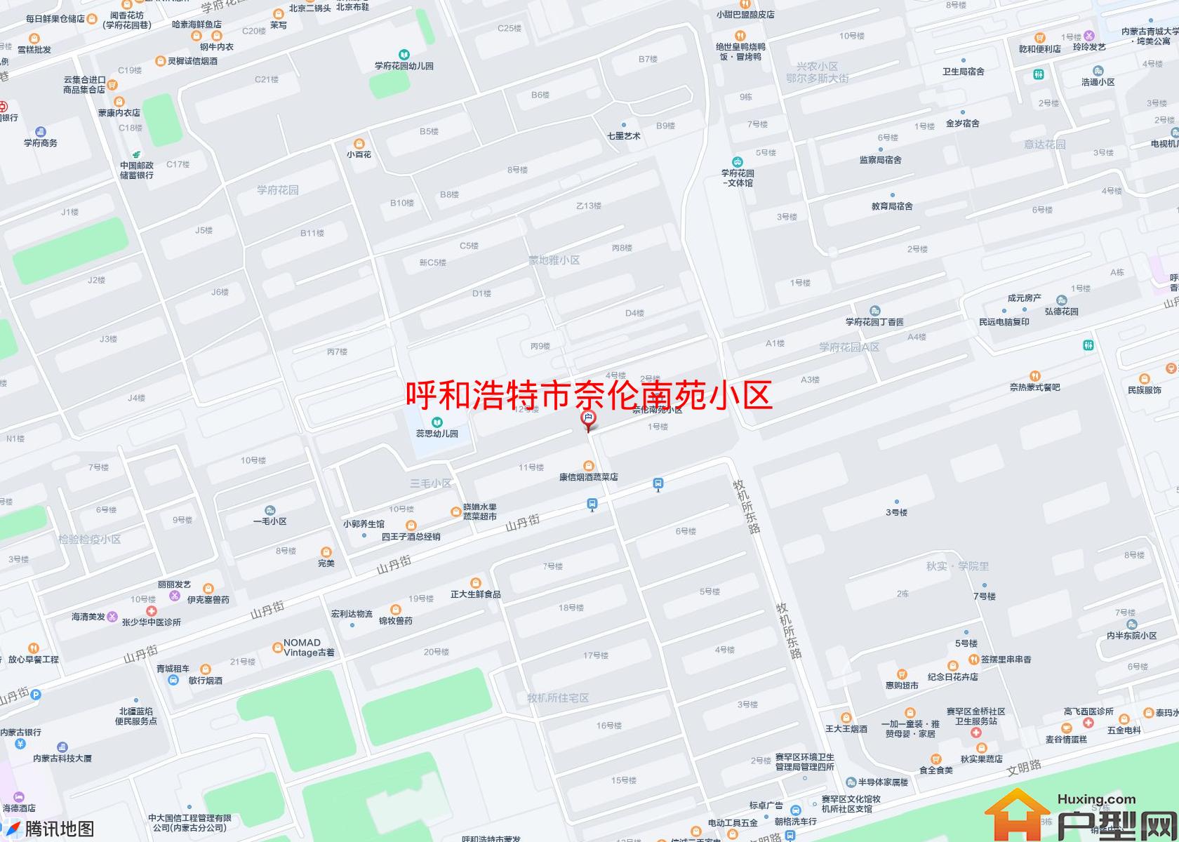 奈伦南苑小区小区 - 户型网