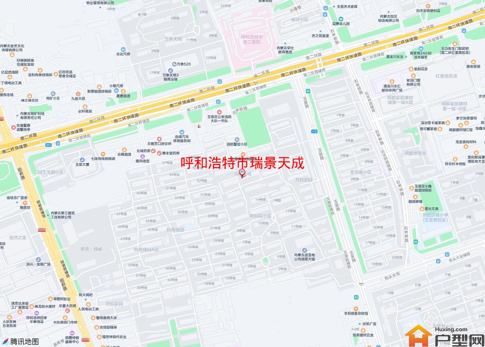 瑞景天成小区 - 户型网