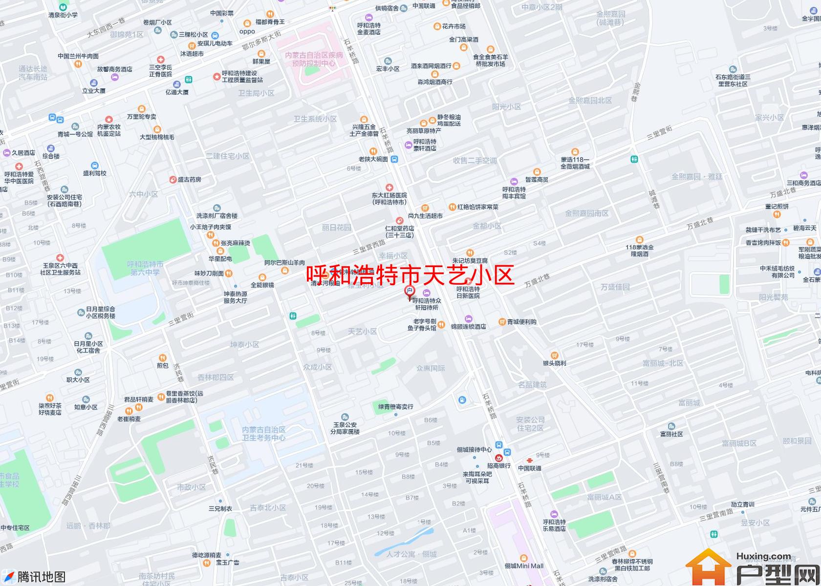 天艺小区小区 - 户型网