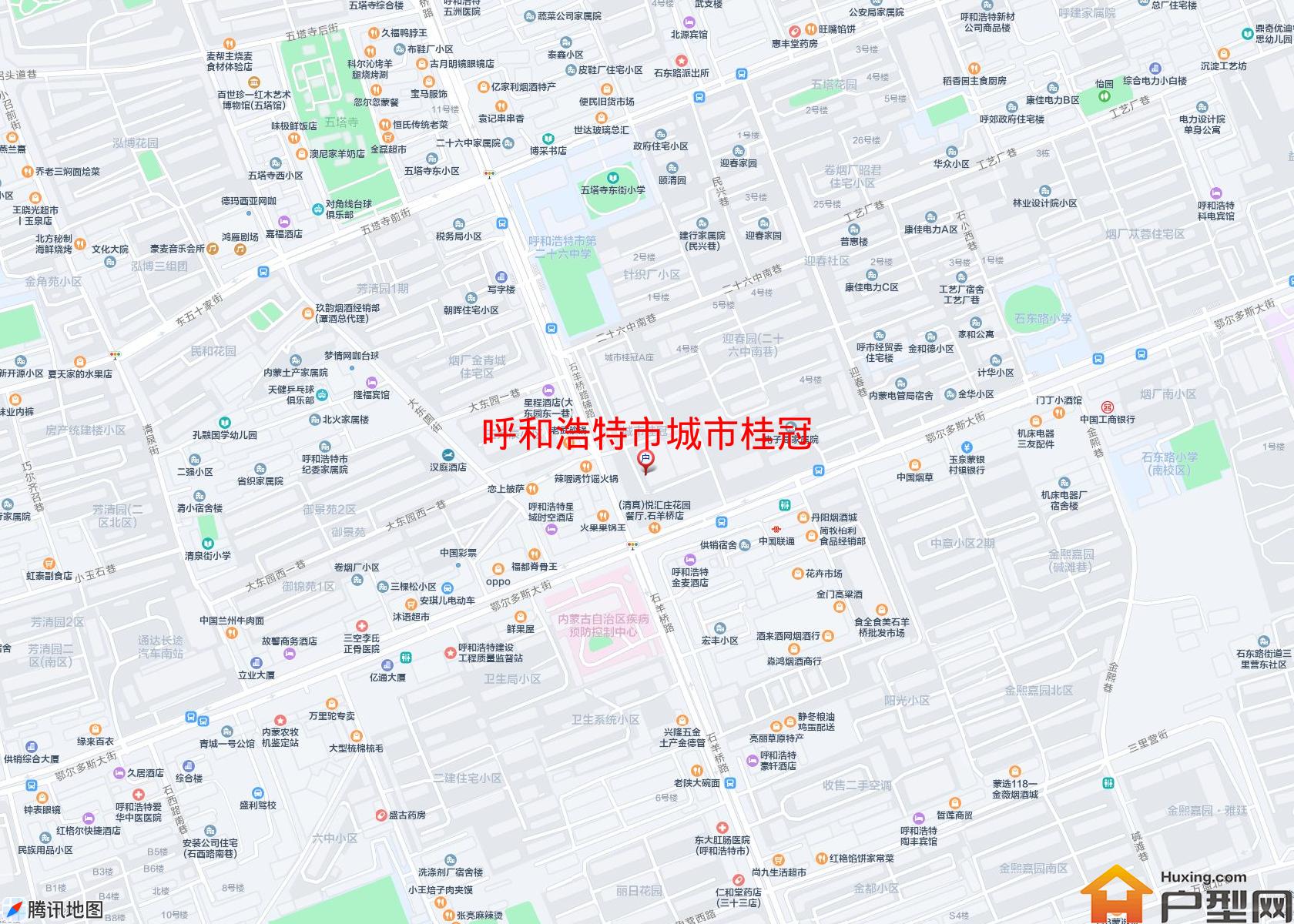 城市桂冠小区 - 户型网
