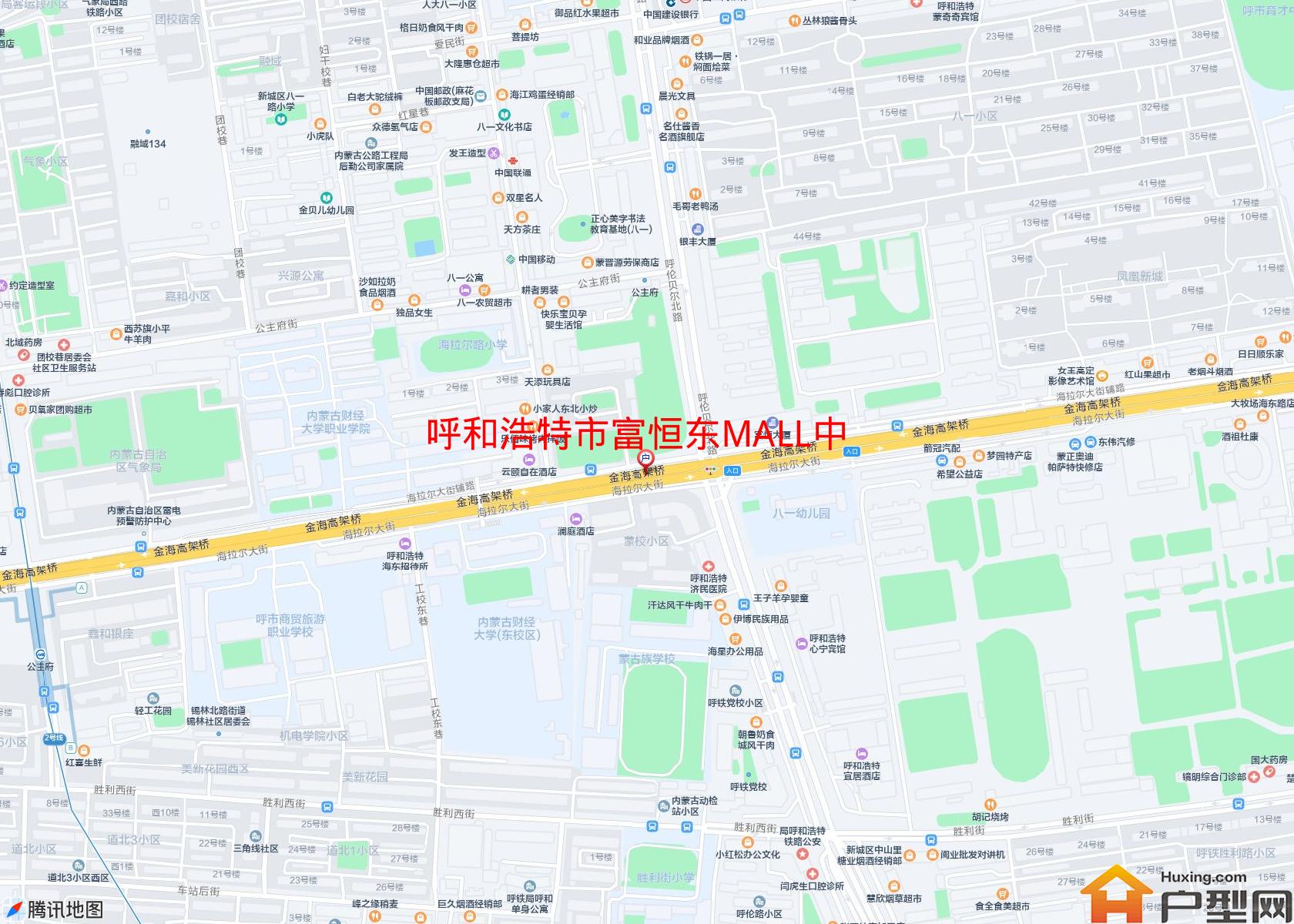 富恒东MALL中心小区 - 户型网