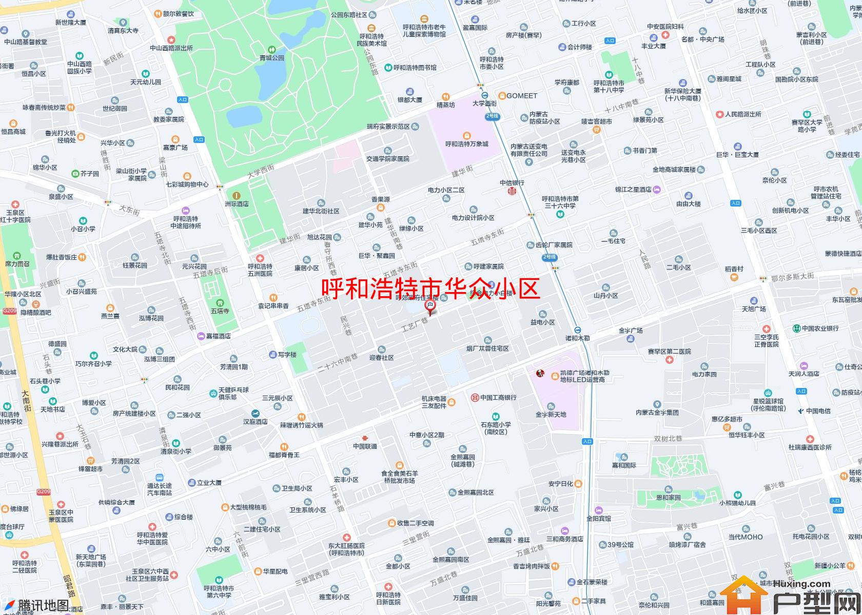 华众小区小区 - 户型网