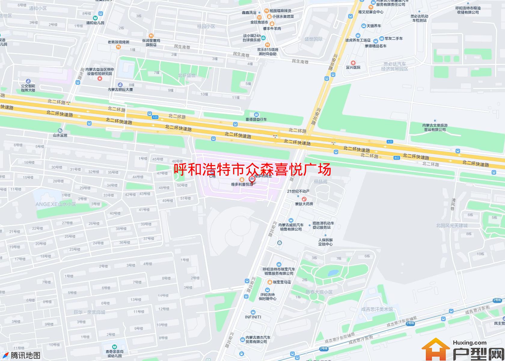 众森喜悦广场小区 - 户型网