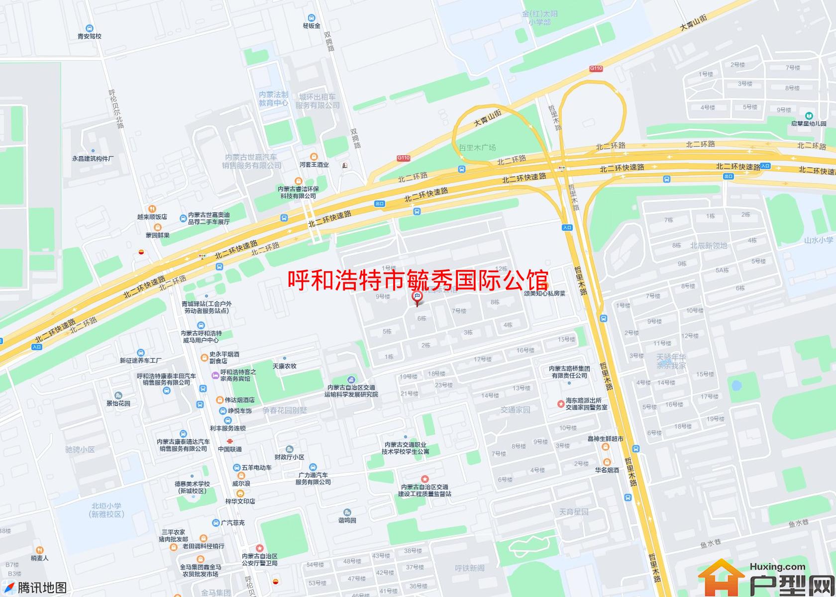 毓秀国际公馆小区 - 户型网