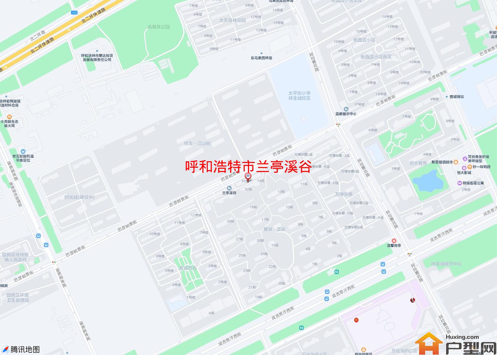 兰亭溪谷小区 - 户型网