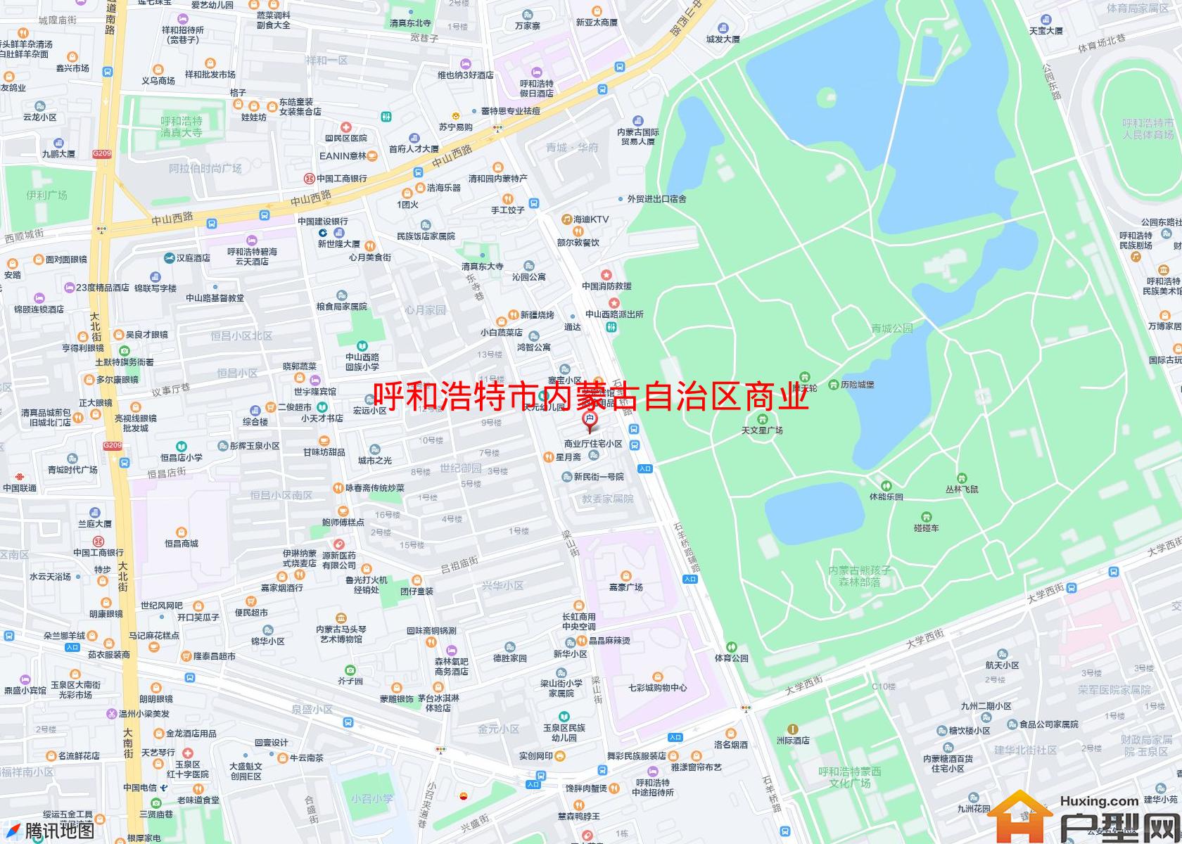 内蒙古自治区商业厅宿舍楼小区 - 户型网