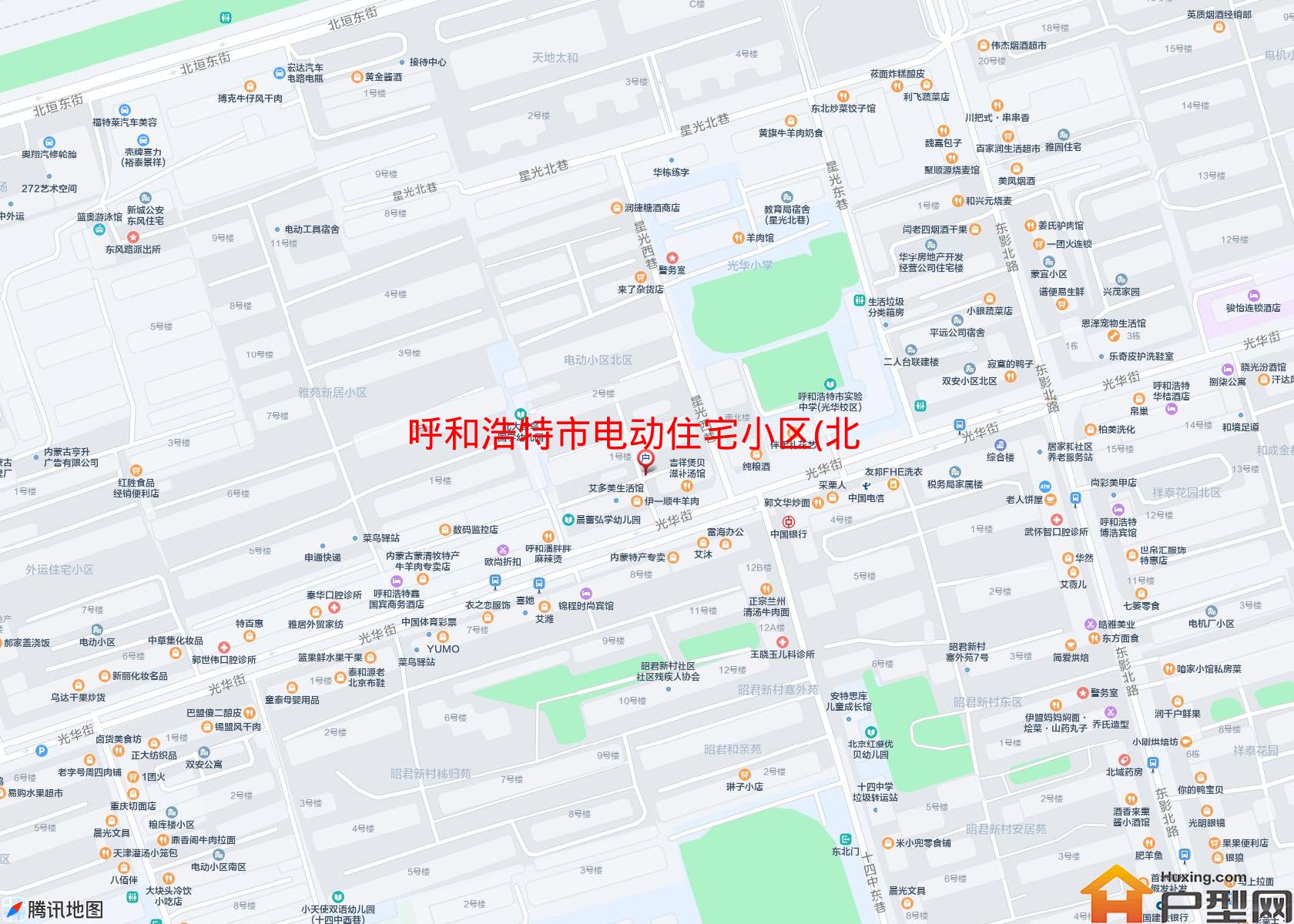电动住宅小区(北区)小区 - 户型网