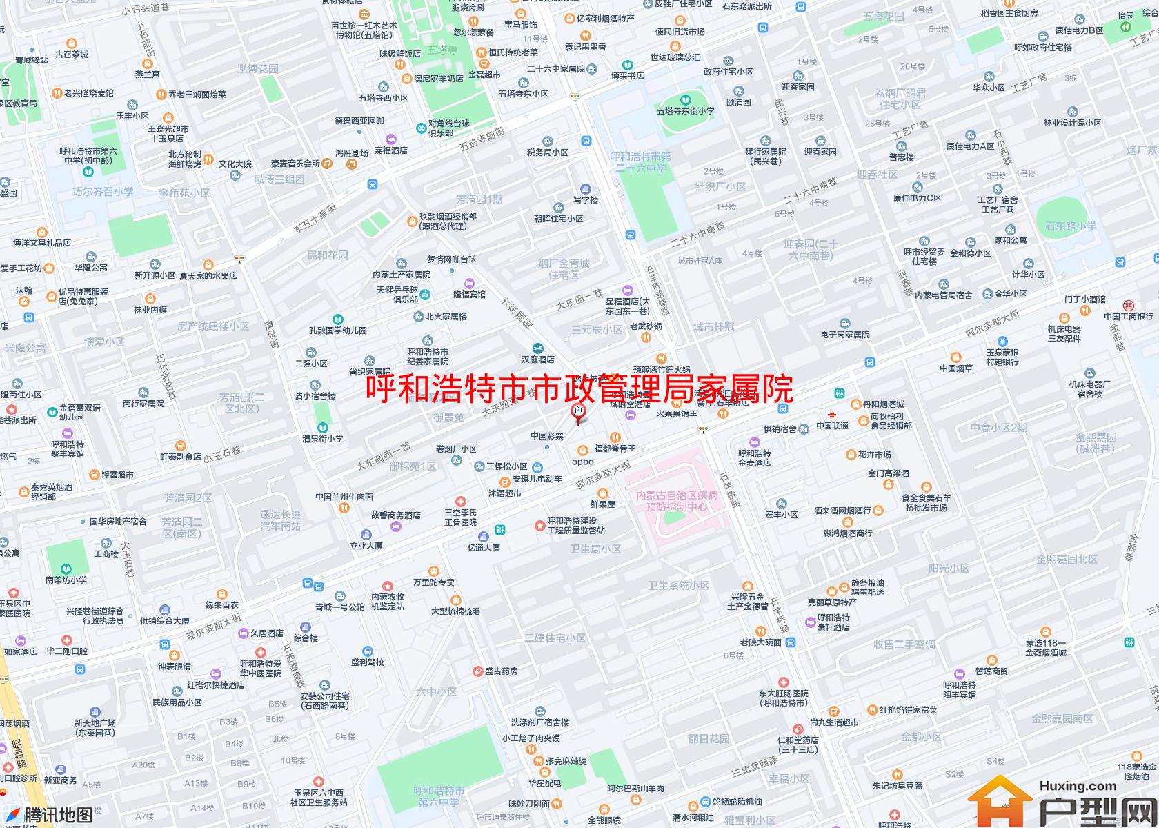 市政管理局家属院小区 - 户型网