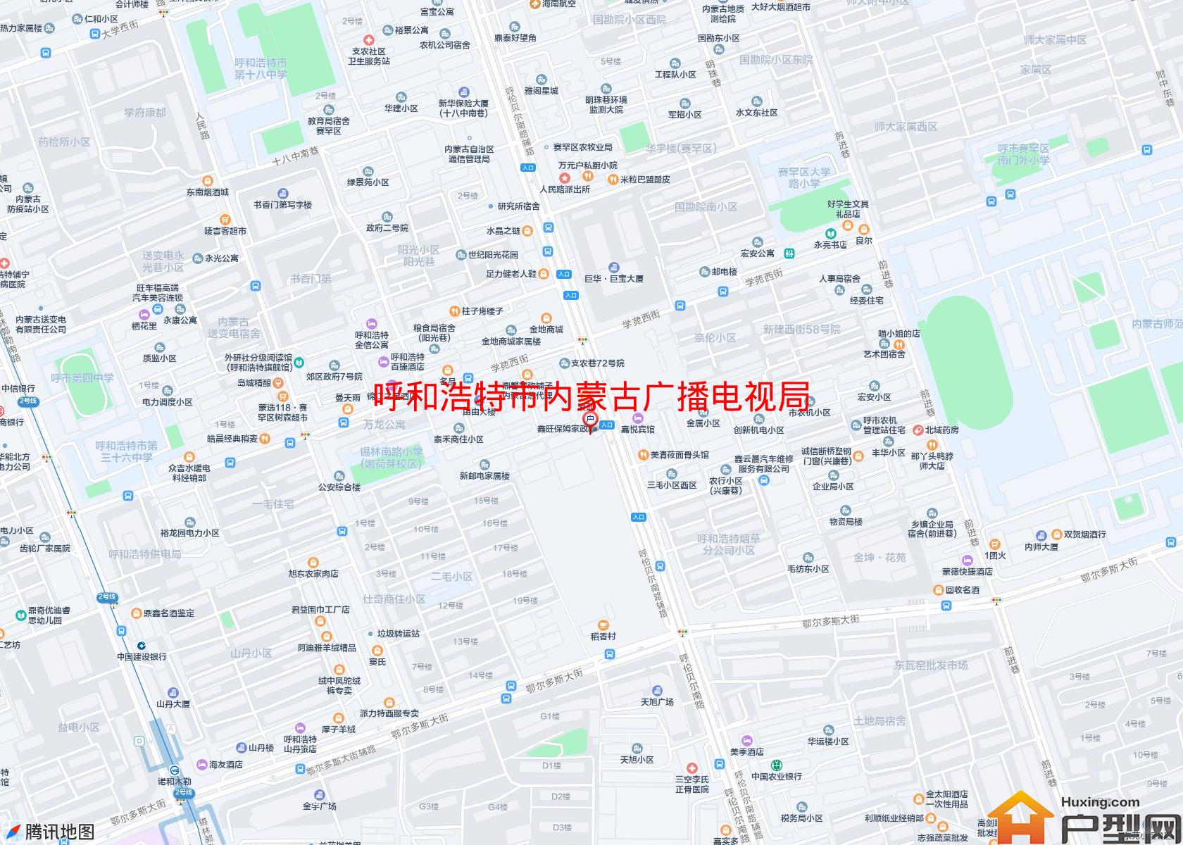 内蒙古广播电视局家属院小区 - 户型网