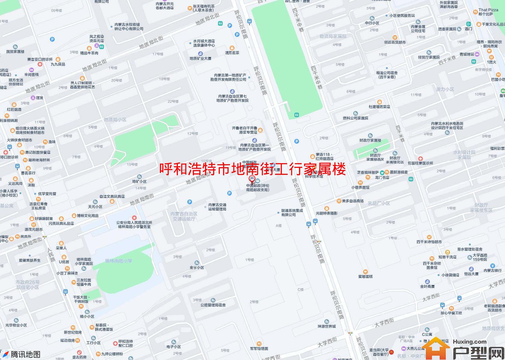 地南街工行家属楼小区 - 户型网
